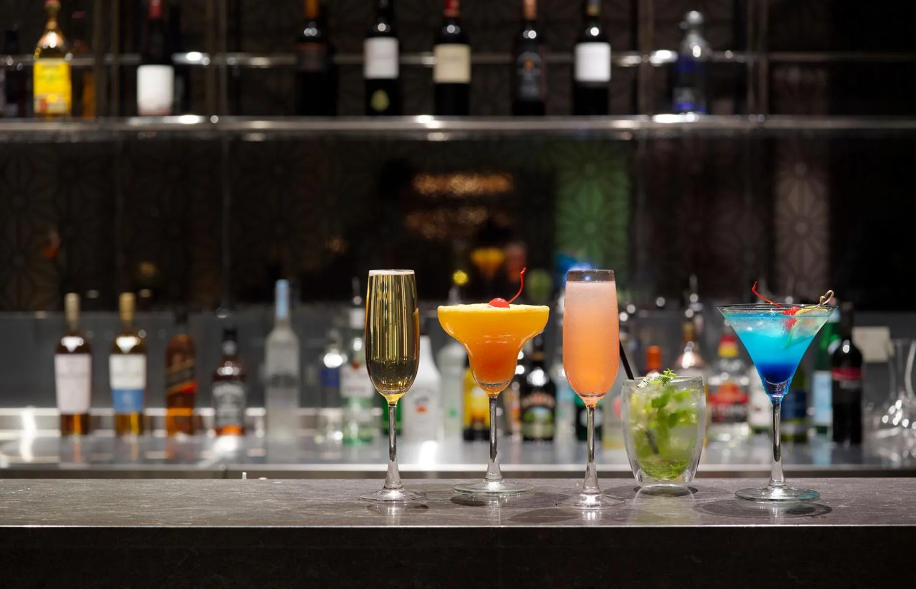 Alcoholic drinks in Gloria Manor