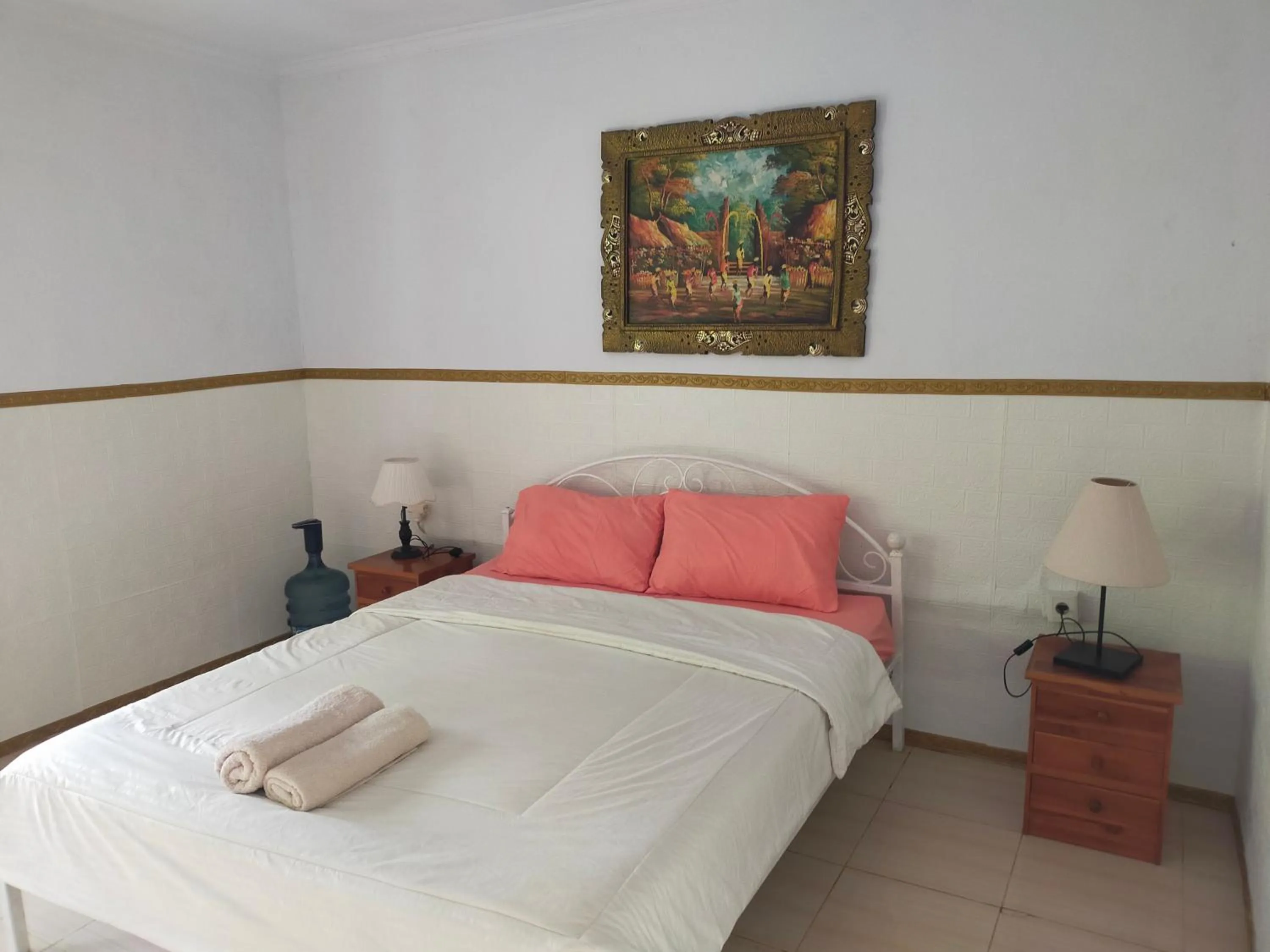 Bed in The Rahayu Cottage