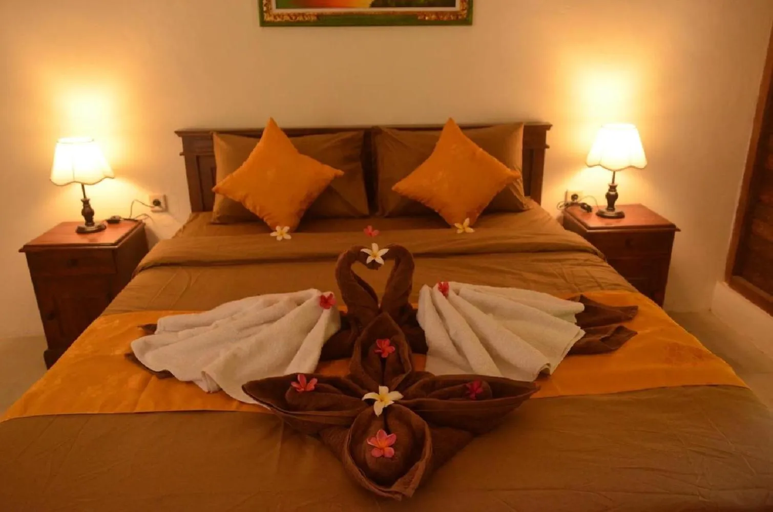 Bedroom, Bed in The Rahayu Cottage