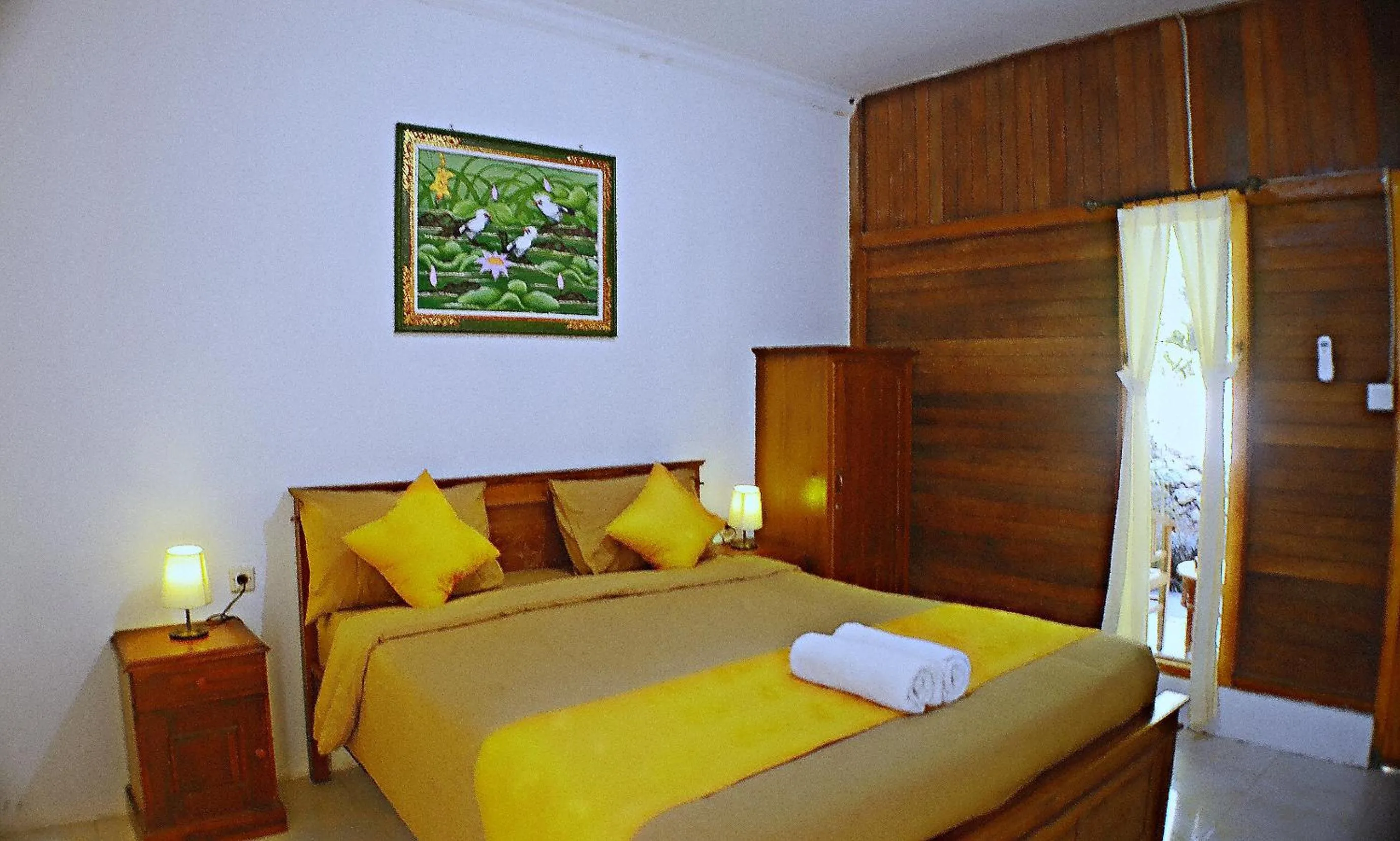 Bed in The Rahayu Cottage