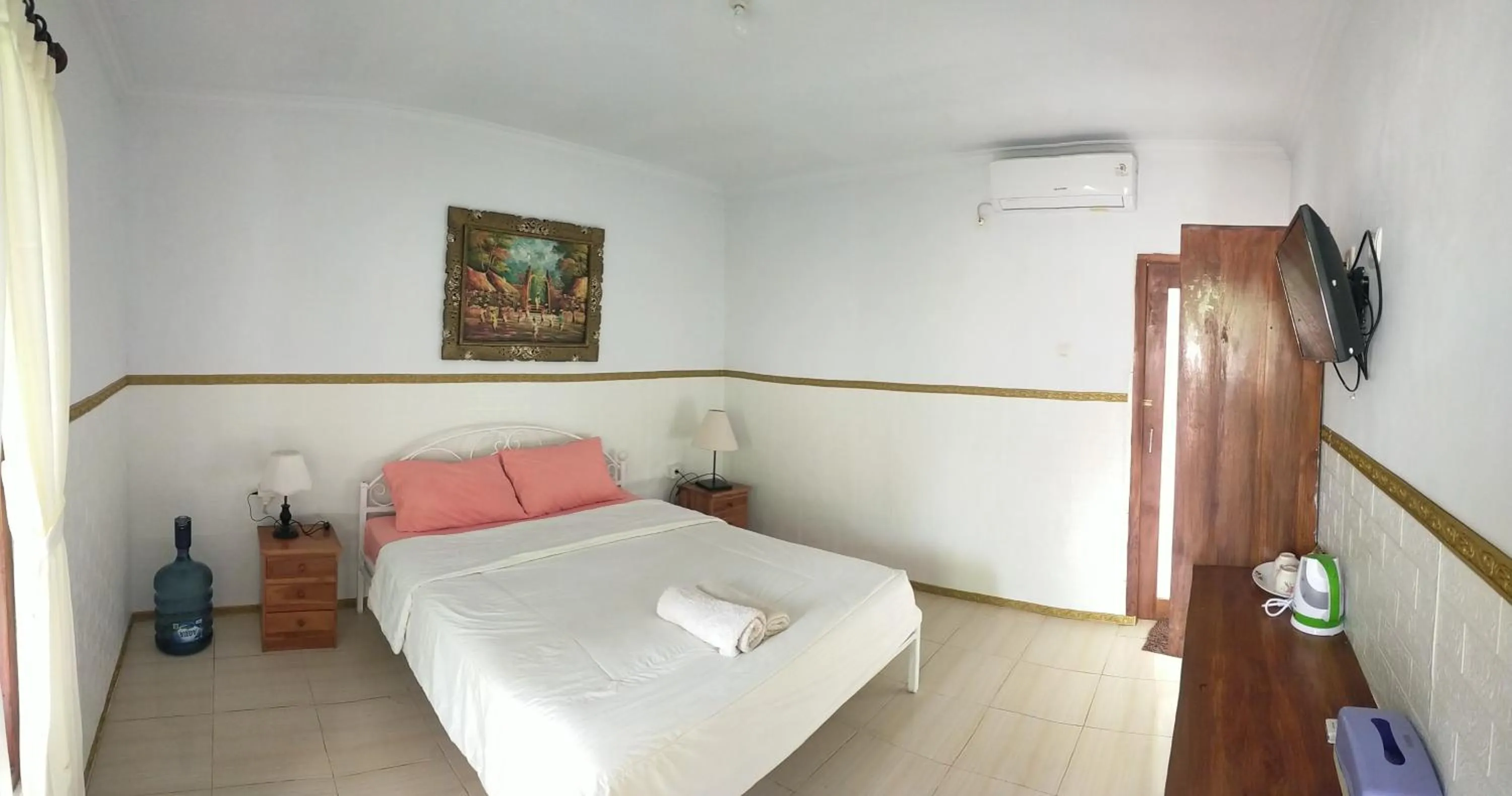 Bed in The Rahayu Cottage