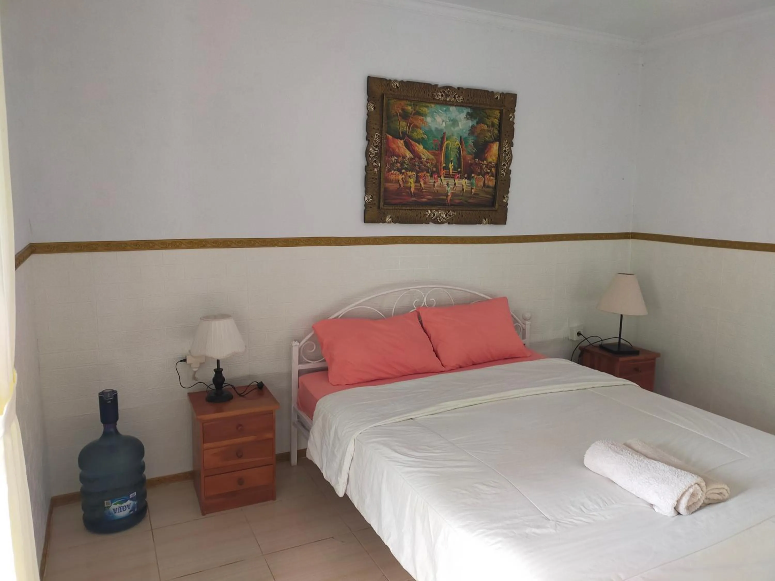 Bed in The Rahayu Cottage