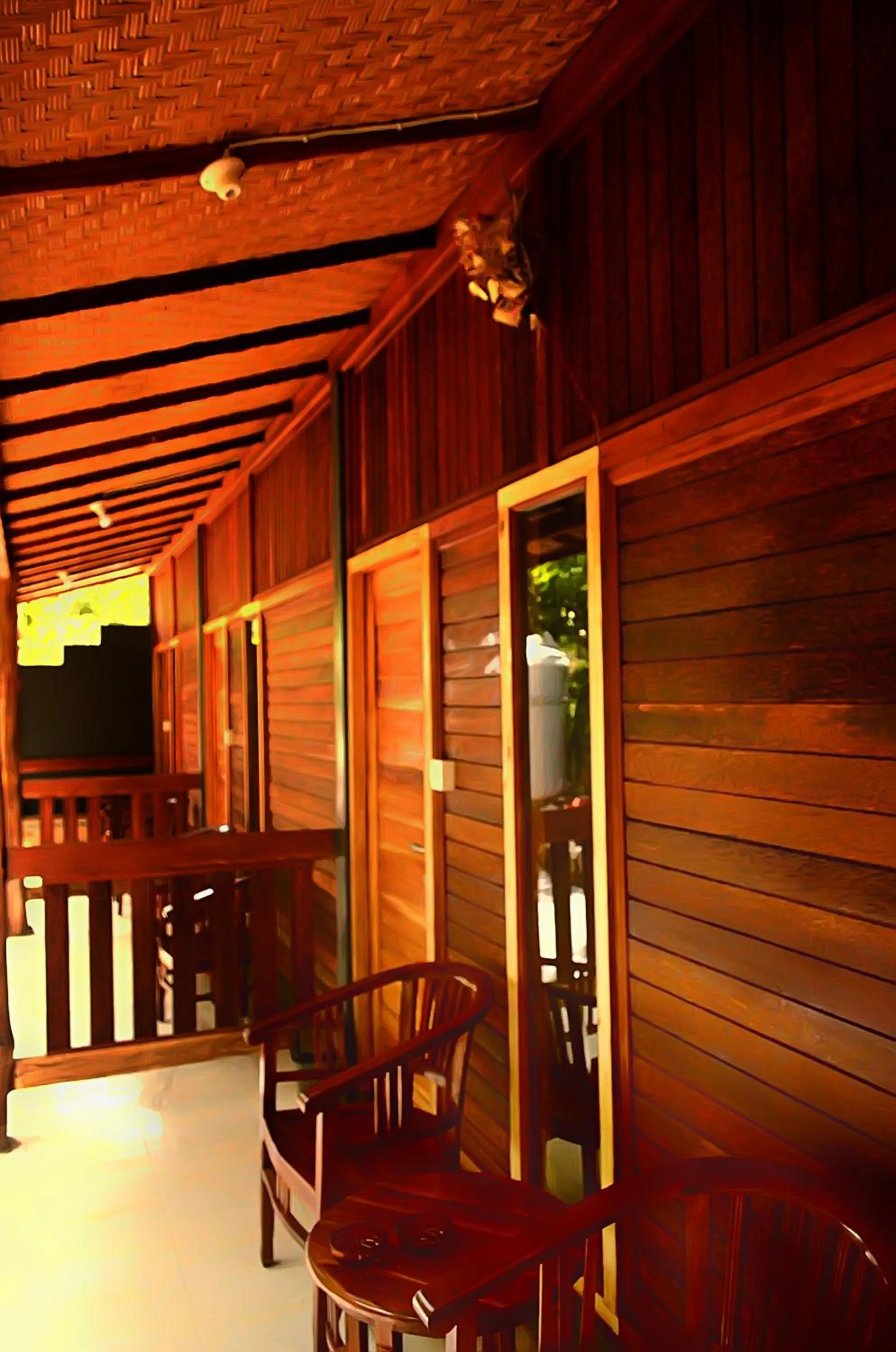Patio in The Rahayu Cottage