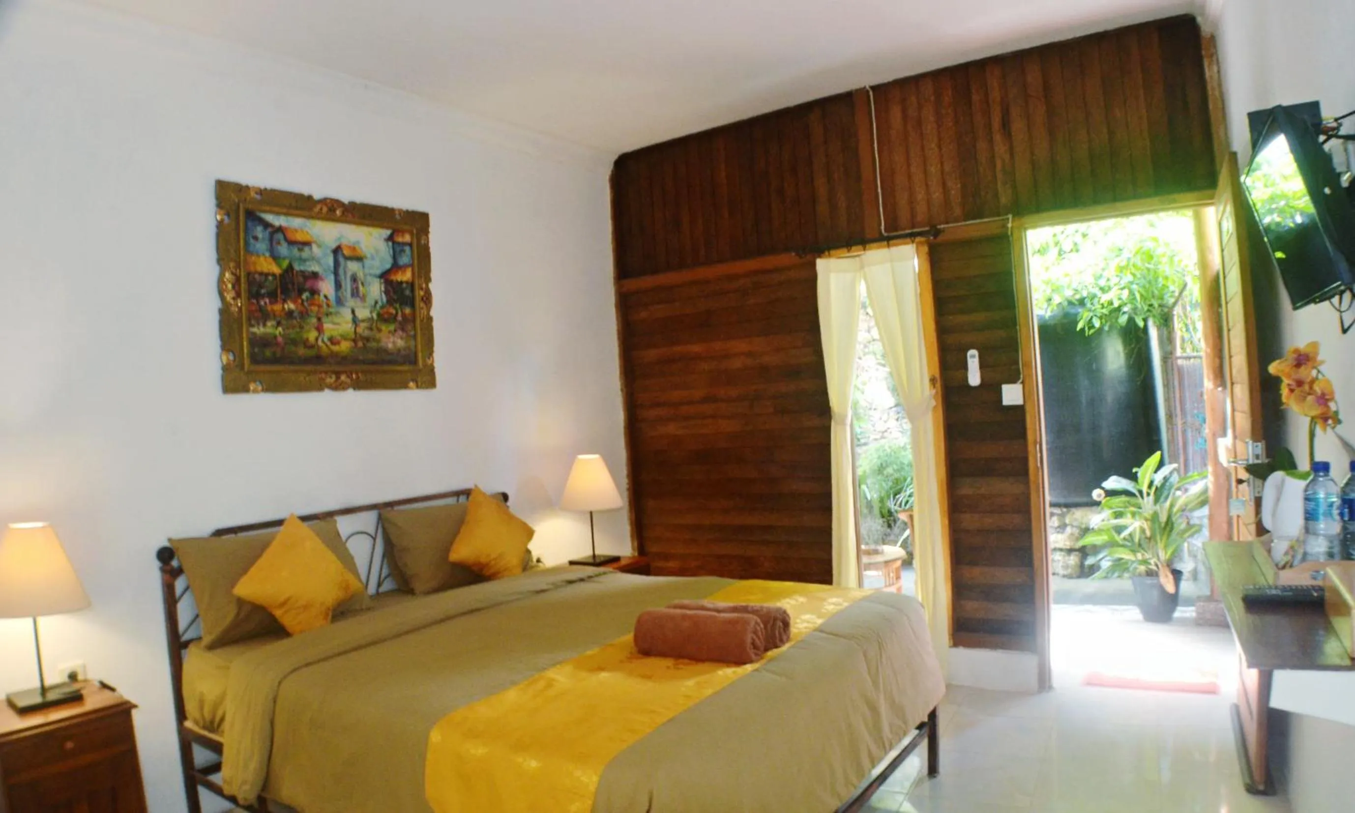 Bedroom, Bed in The Rahayu Cottage
