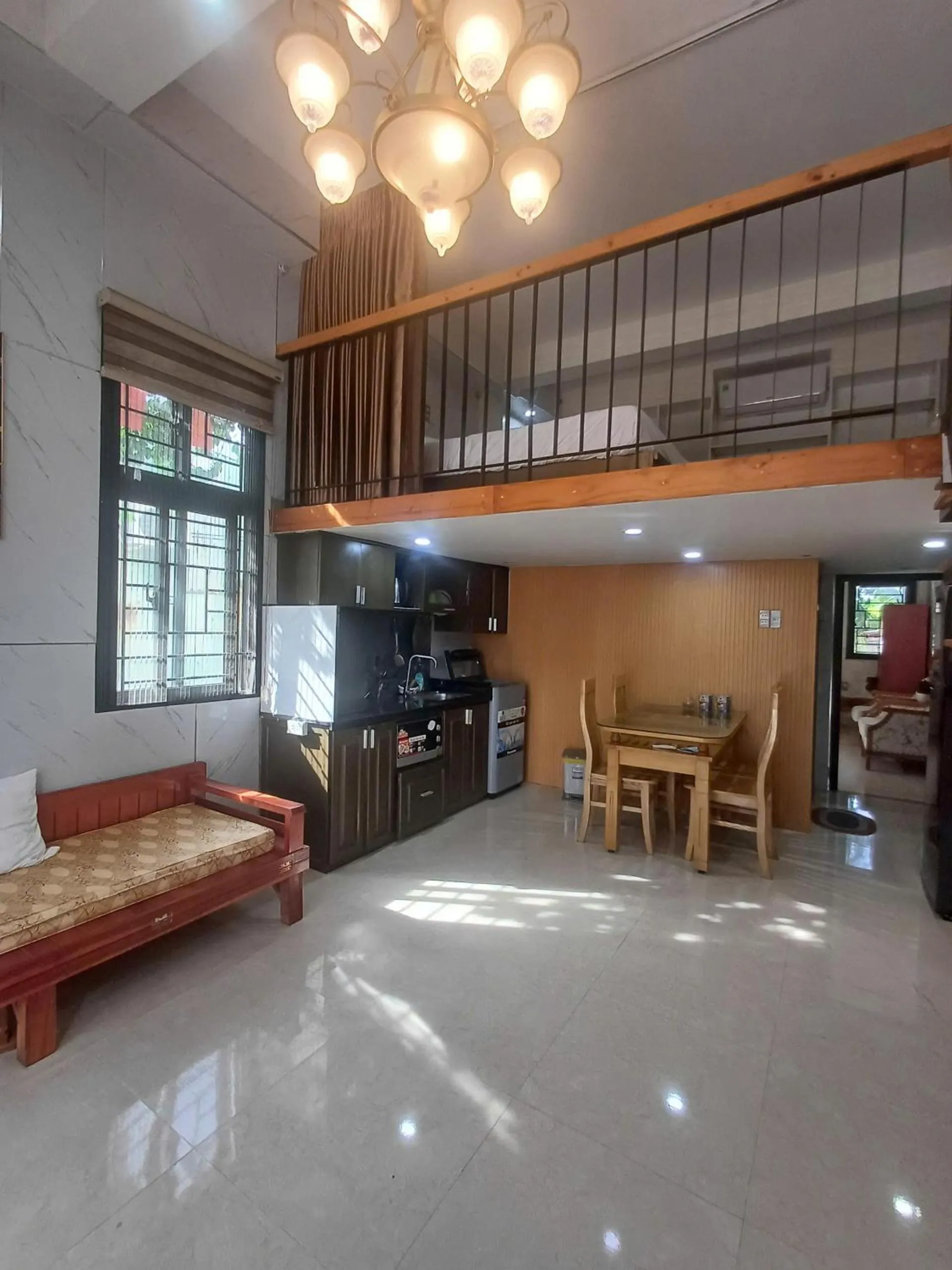 Kitchen or kitchenette in Seashine Apartment