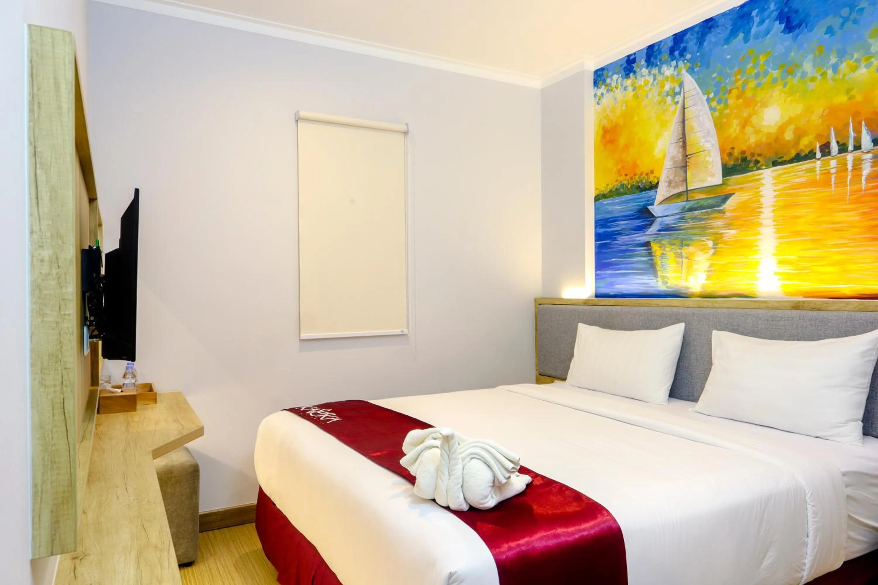 Bed in Kaloka Airport Hotel