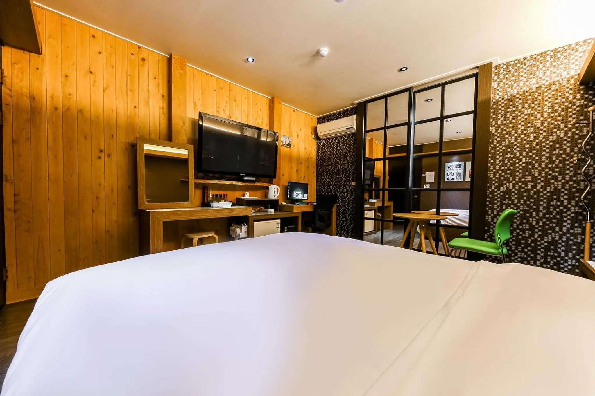 Bed in Manhatan Hotel 청주