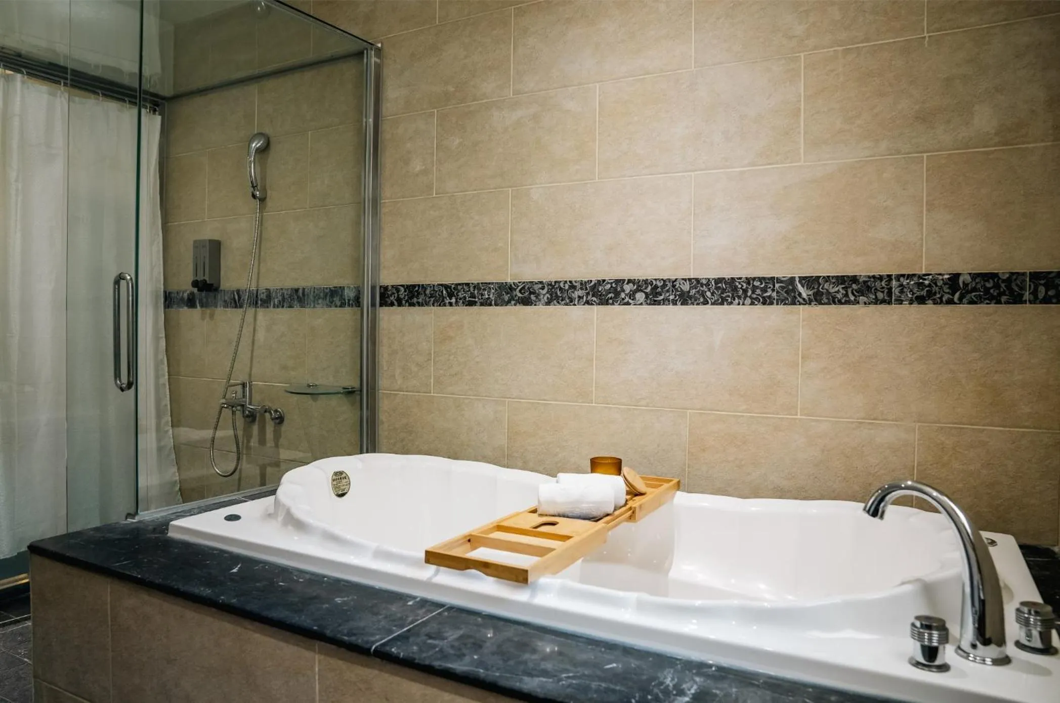 Shower in East Coast Hotel