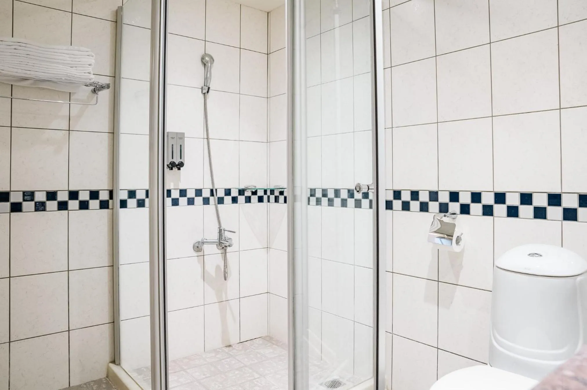 Shower in East Coast Hotel