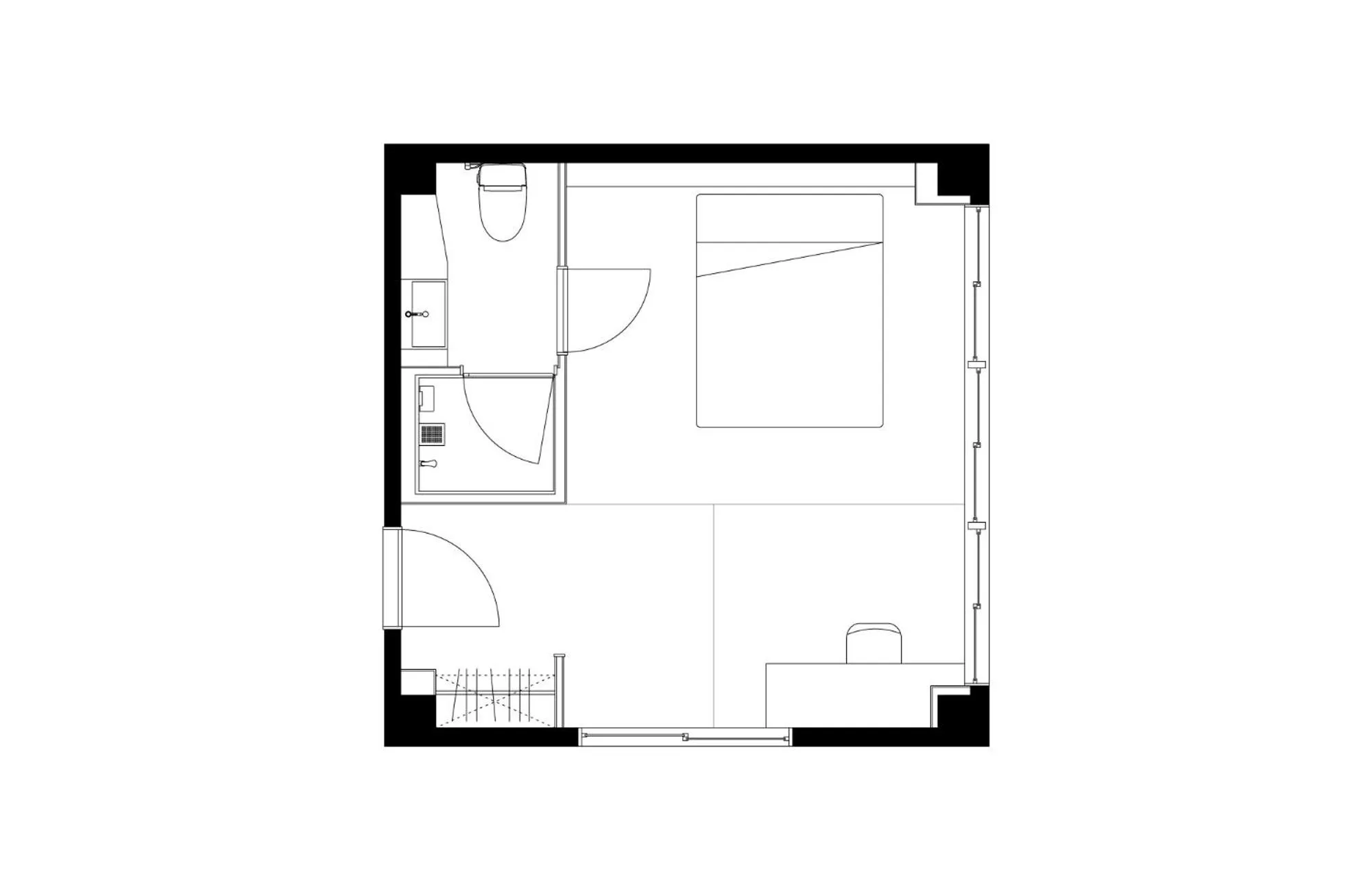 Floor plan in No Service Hotel
