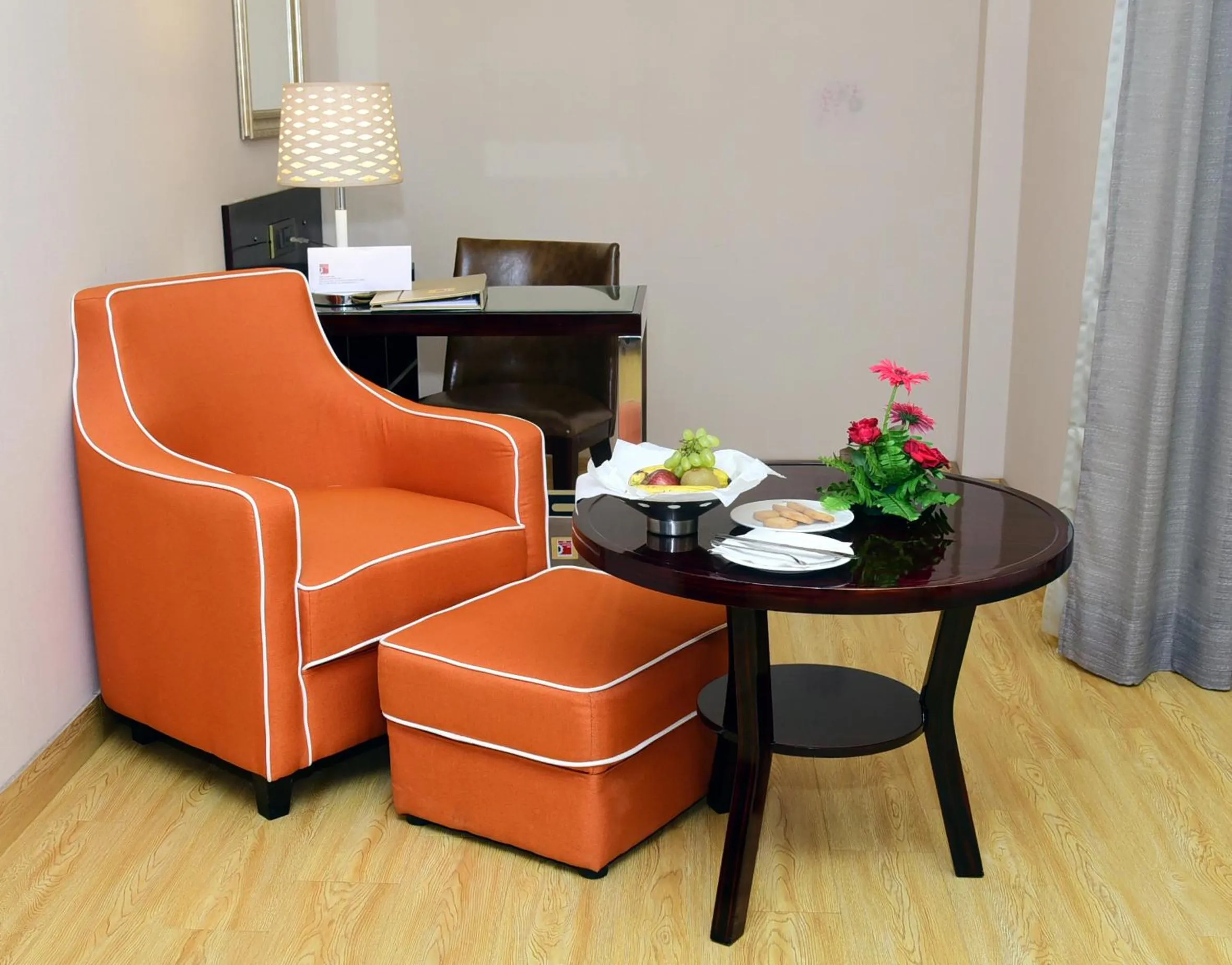 Seating area in OM Clarks Inn Raebareli