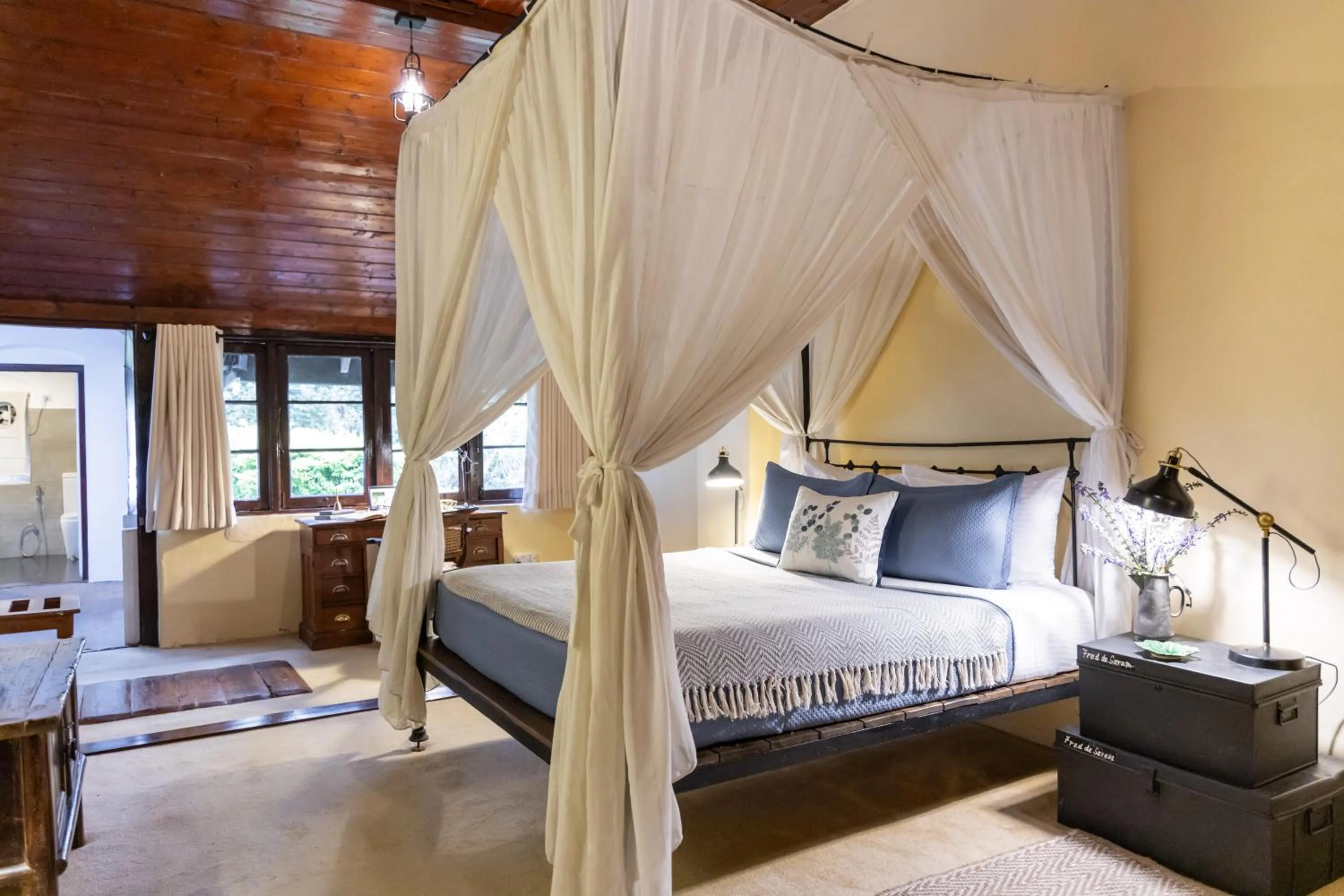 Bed in Ferncliff Bungalow