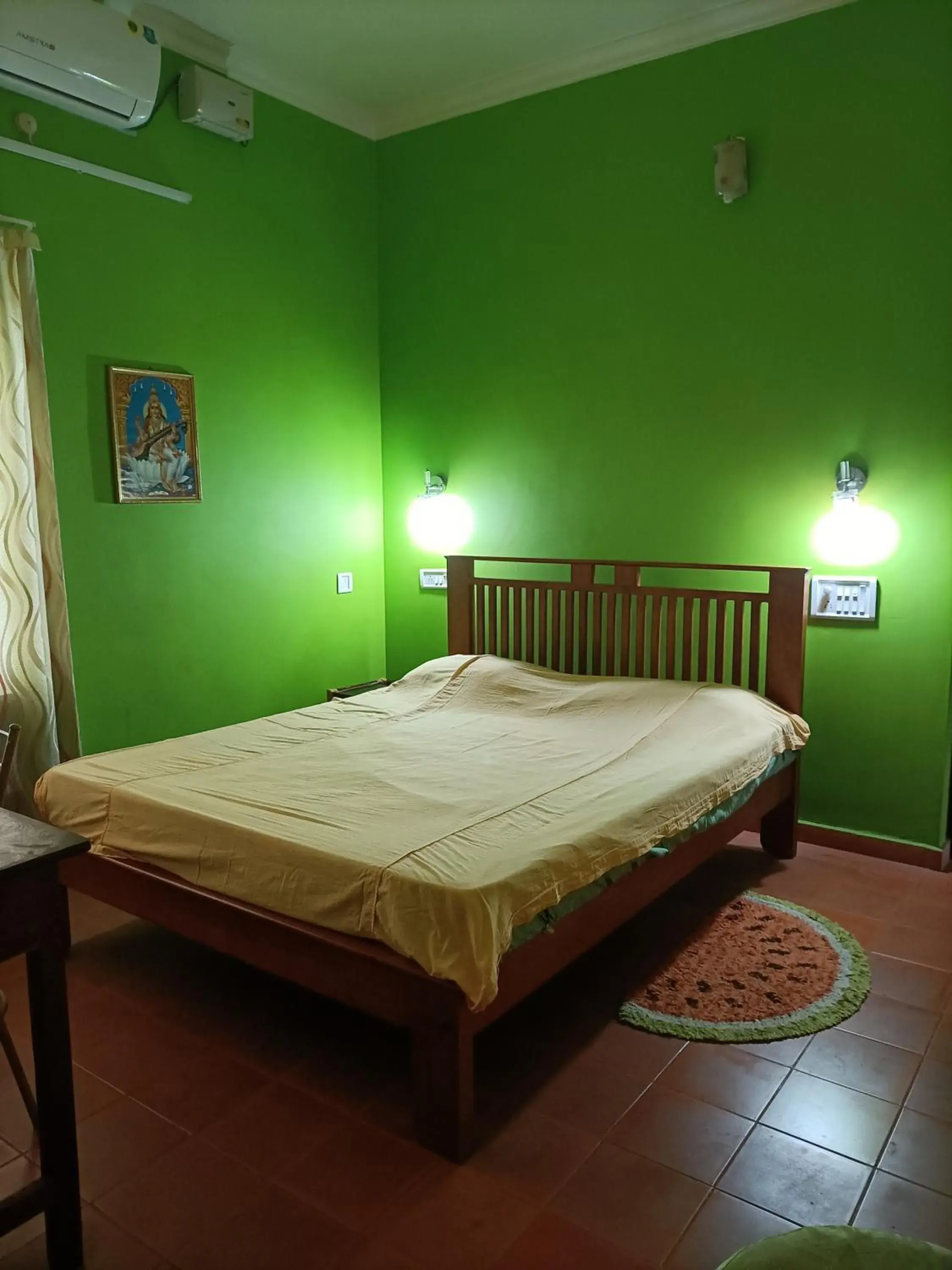 Deluxe Double Room in Kadalamma Beach Homestay Deluxe Double Room in Kadalamma Beach Homestay