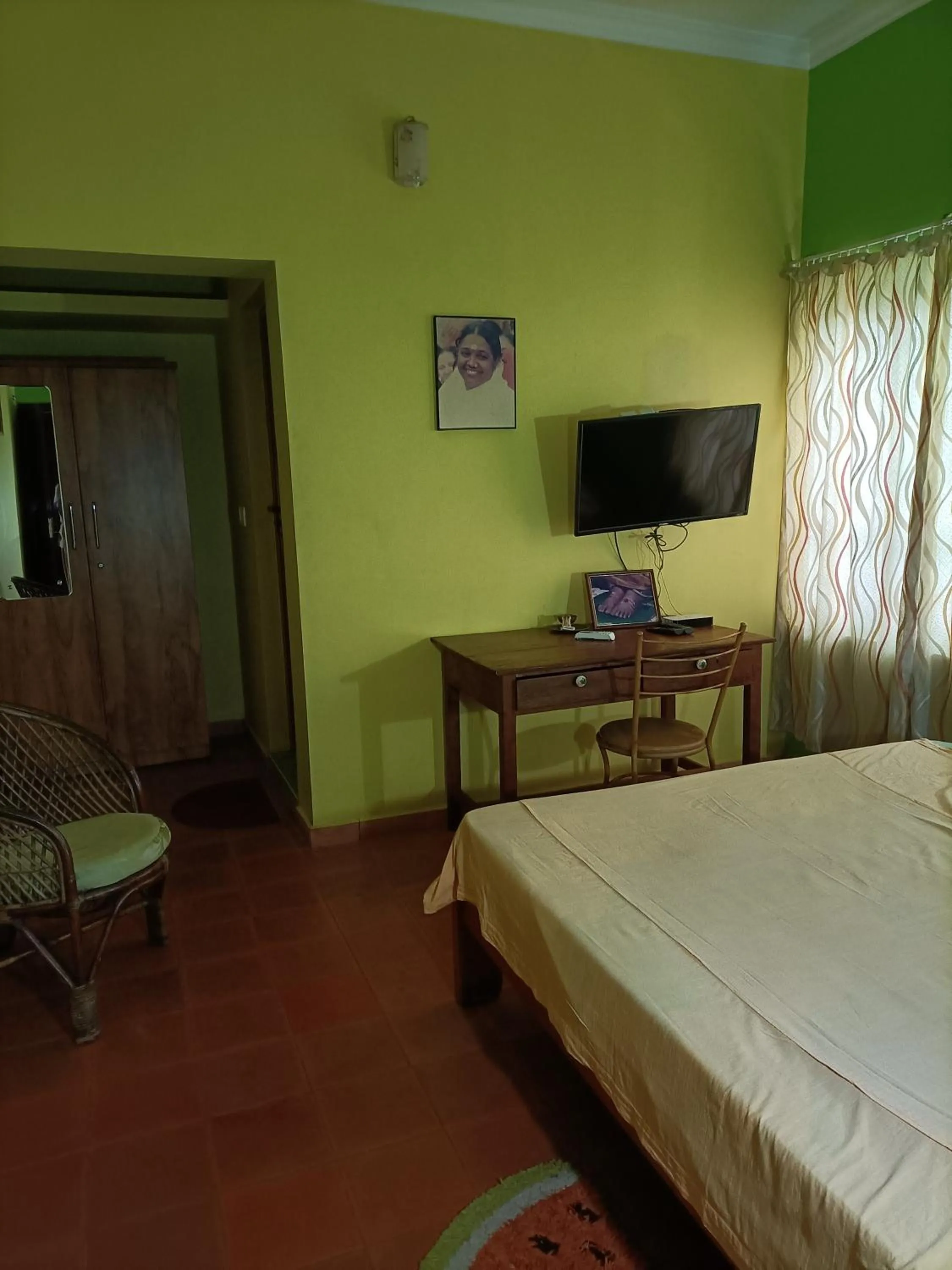 Bed in Kadalamma Beach Homestay