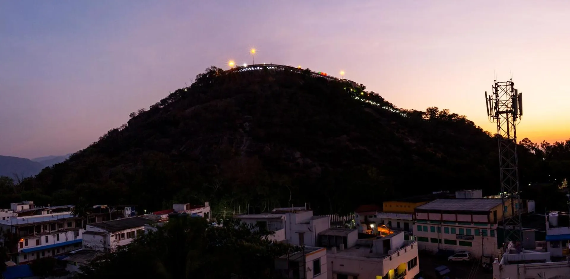 City view in Ponnis Hotel