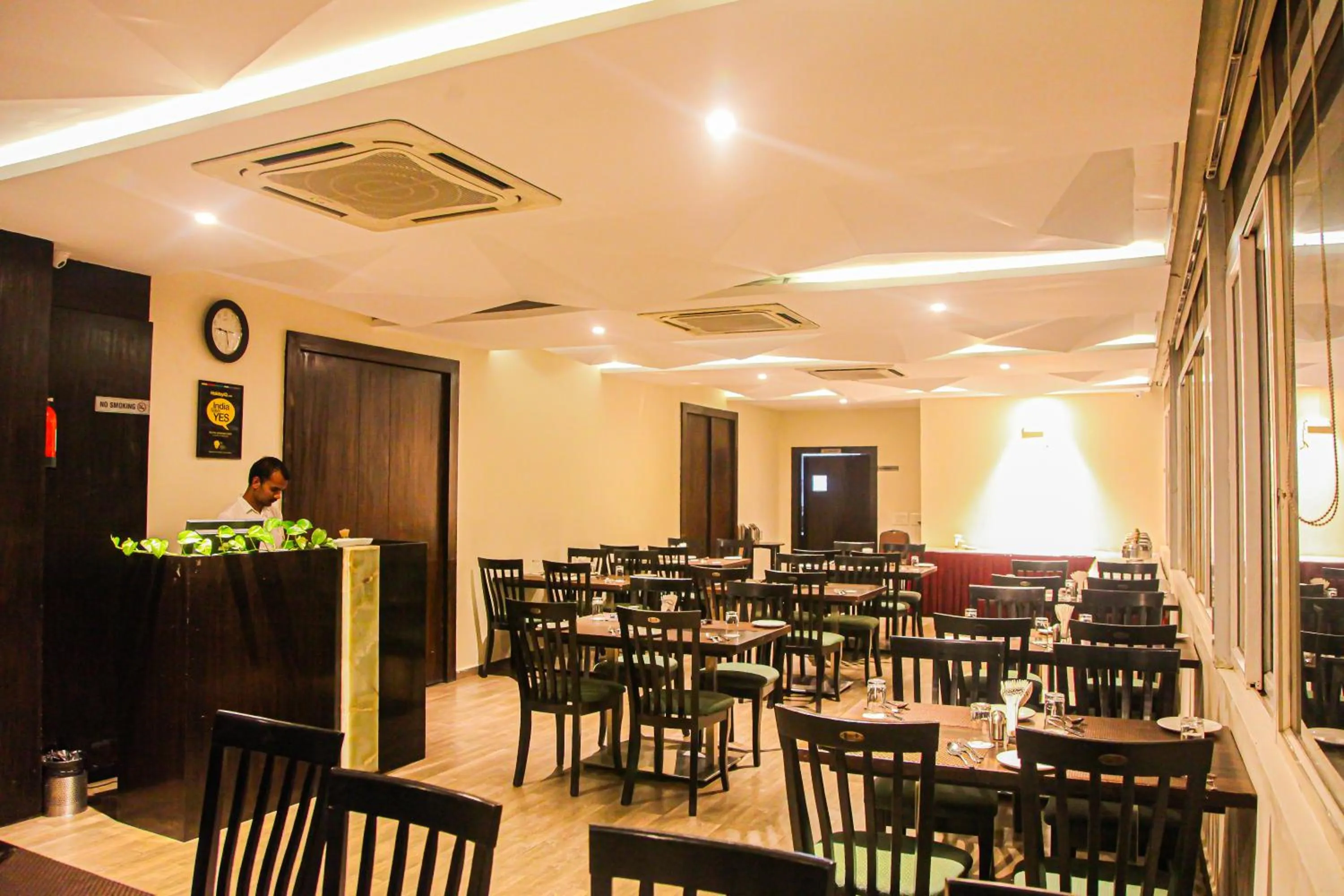 Seating area in J Hotel