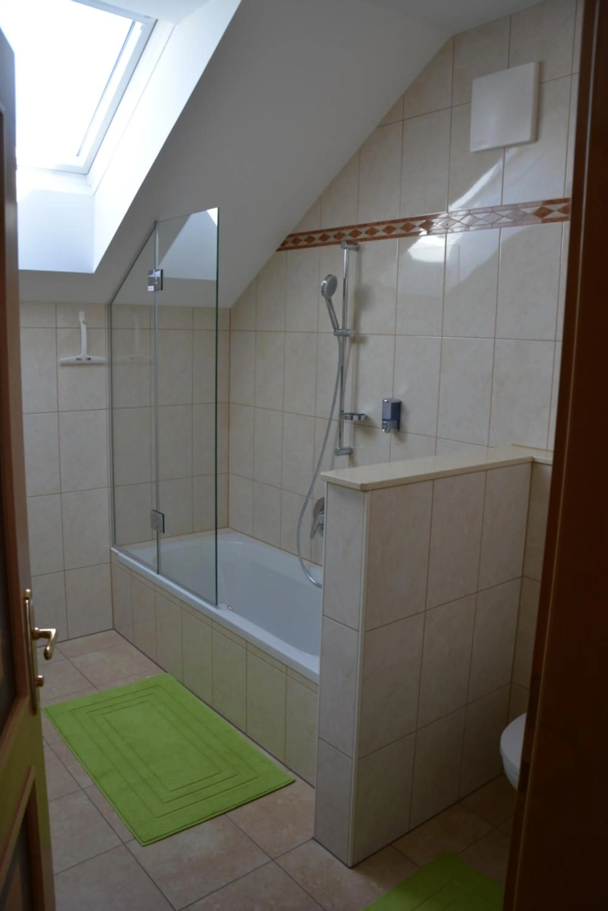Shower in Privatzimmer Marina