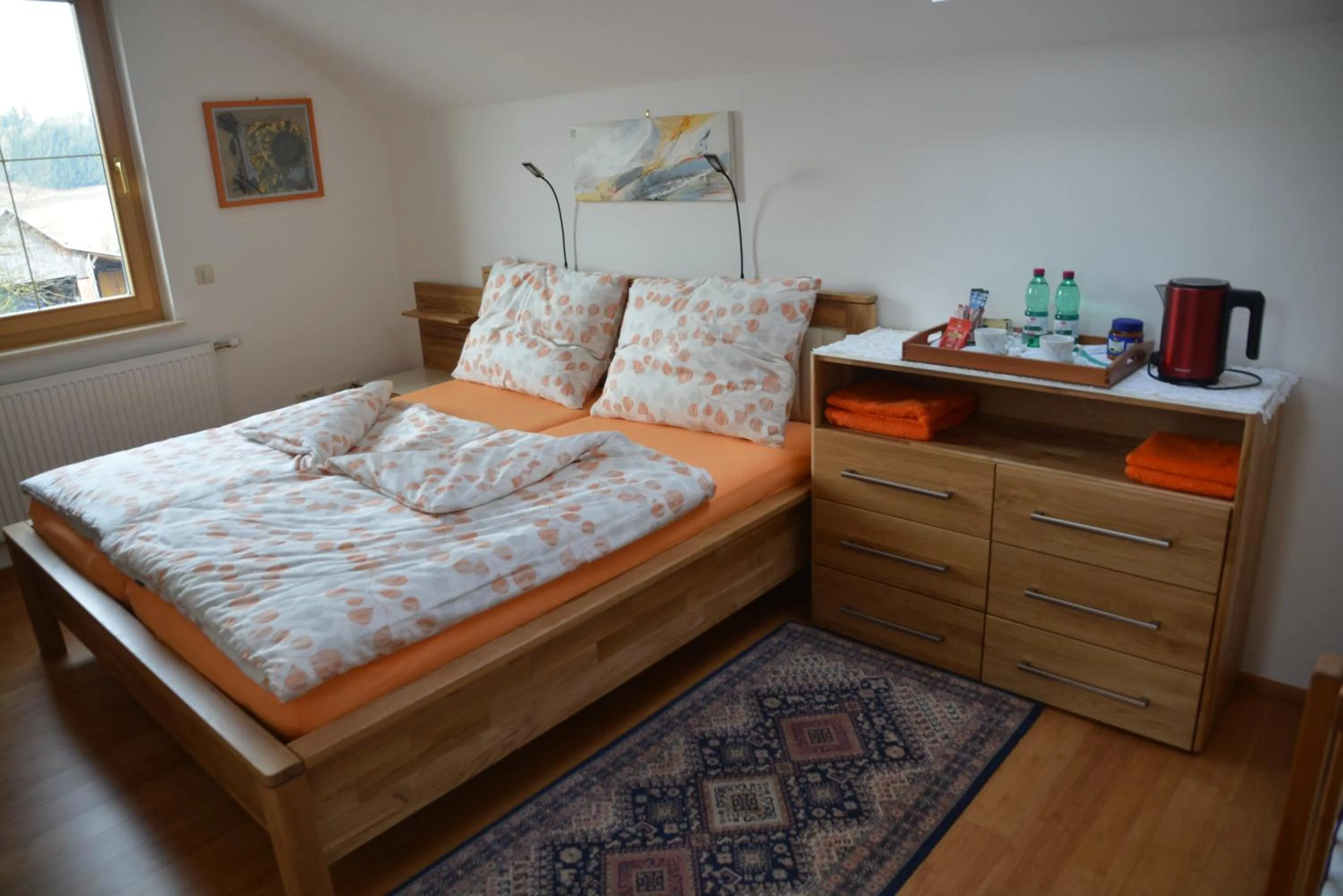Bed in Privatzimmer Marina