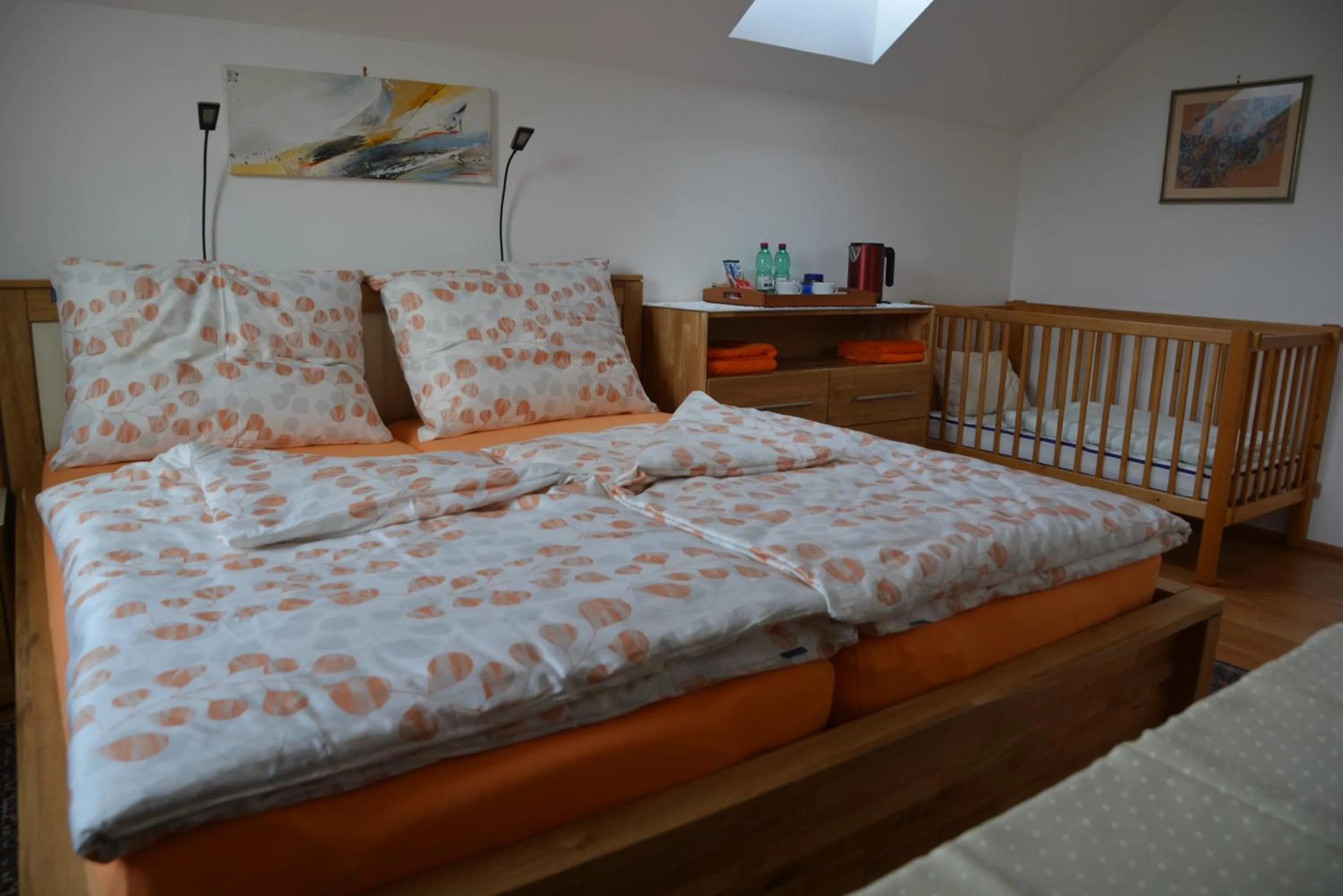 Bed in Privatzimmer Marina