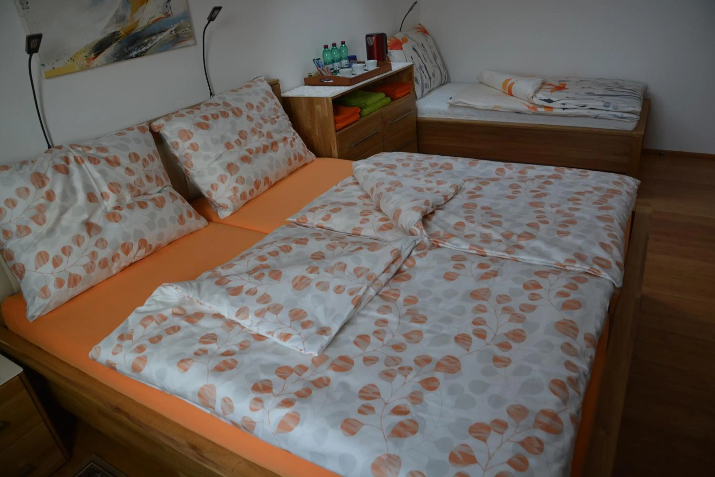 Bed in Privatzimmer Marina