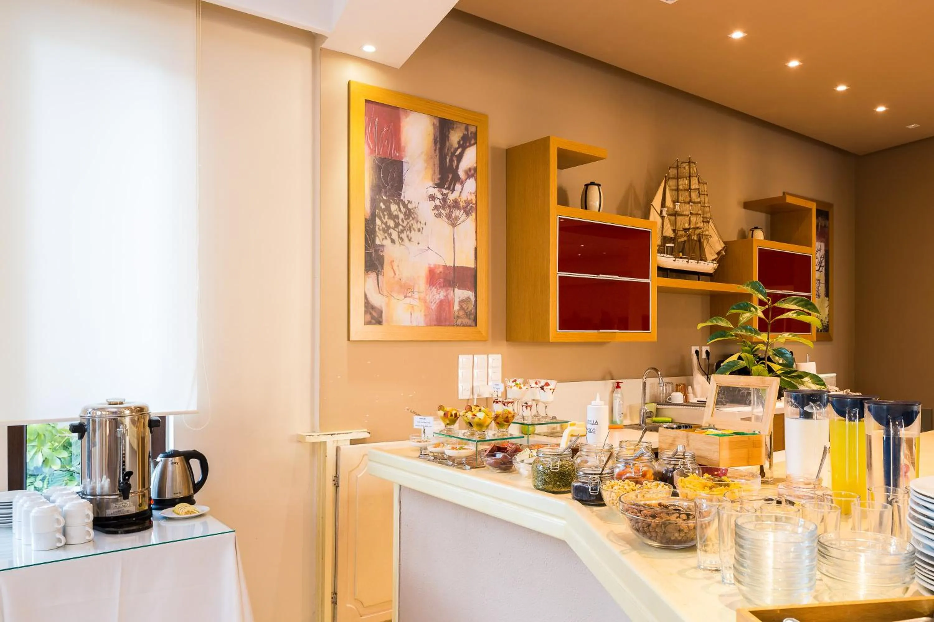 Buffet breakfast in Eltina Hotel