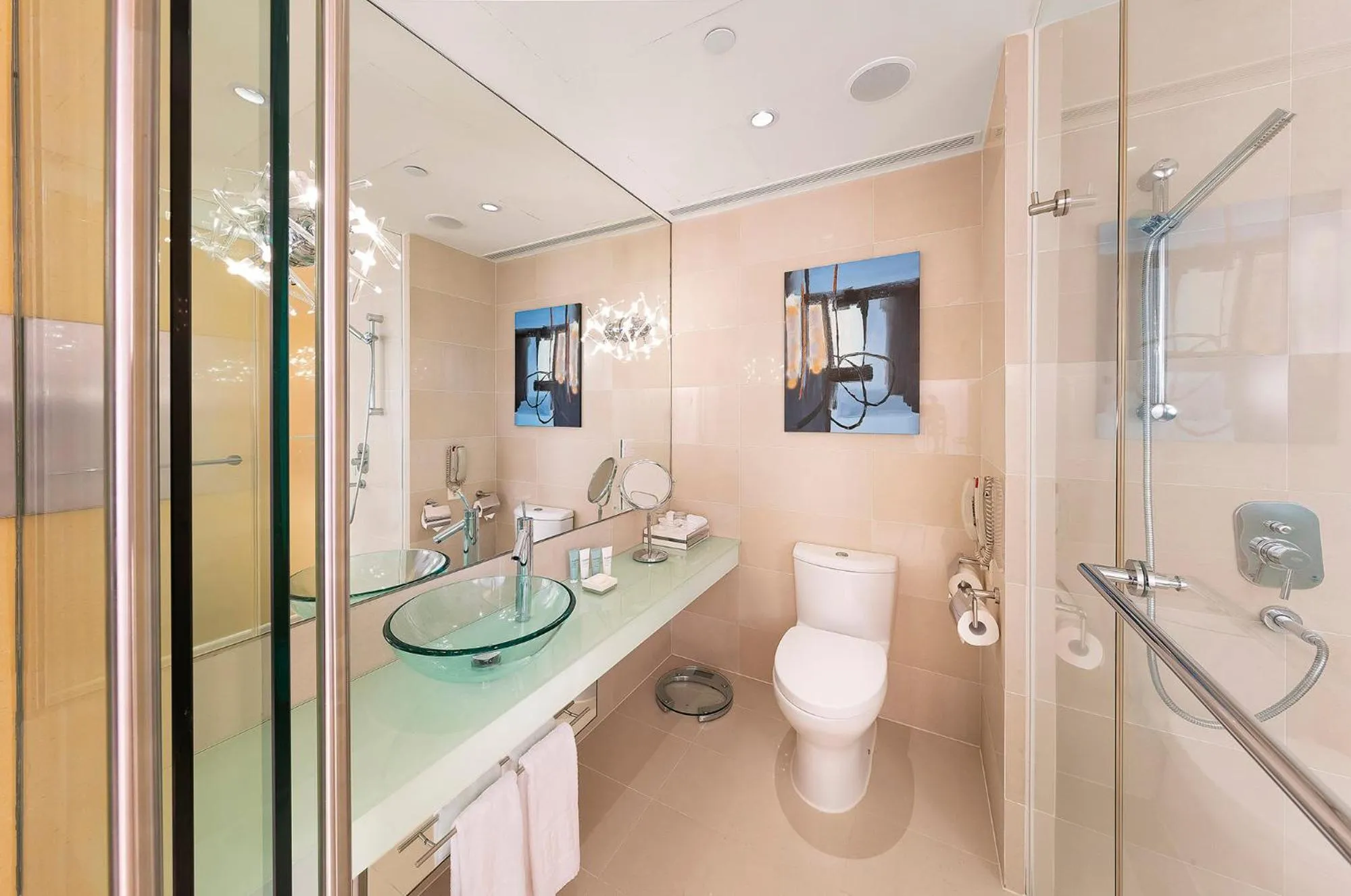 Shower in Regal Airport Hotel