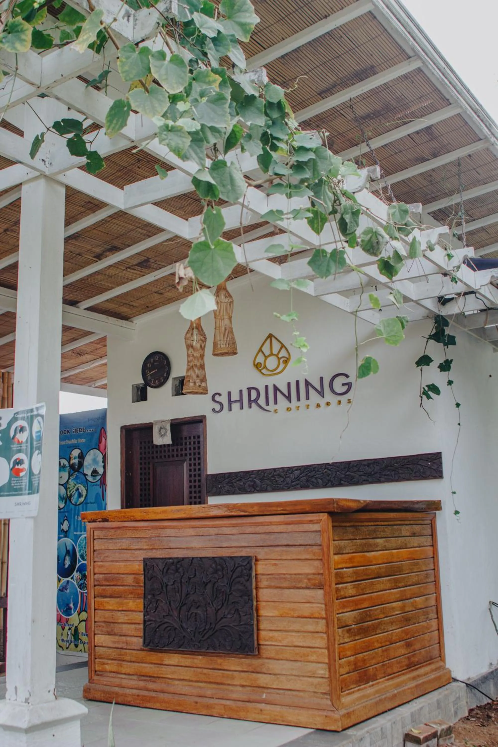 Lobby or reception in Shrining Cottages Lembongan