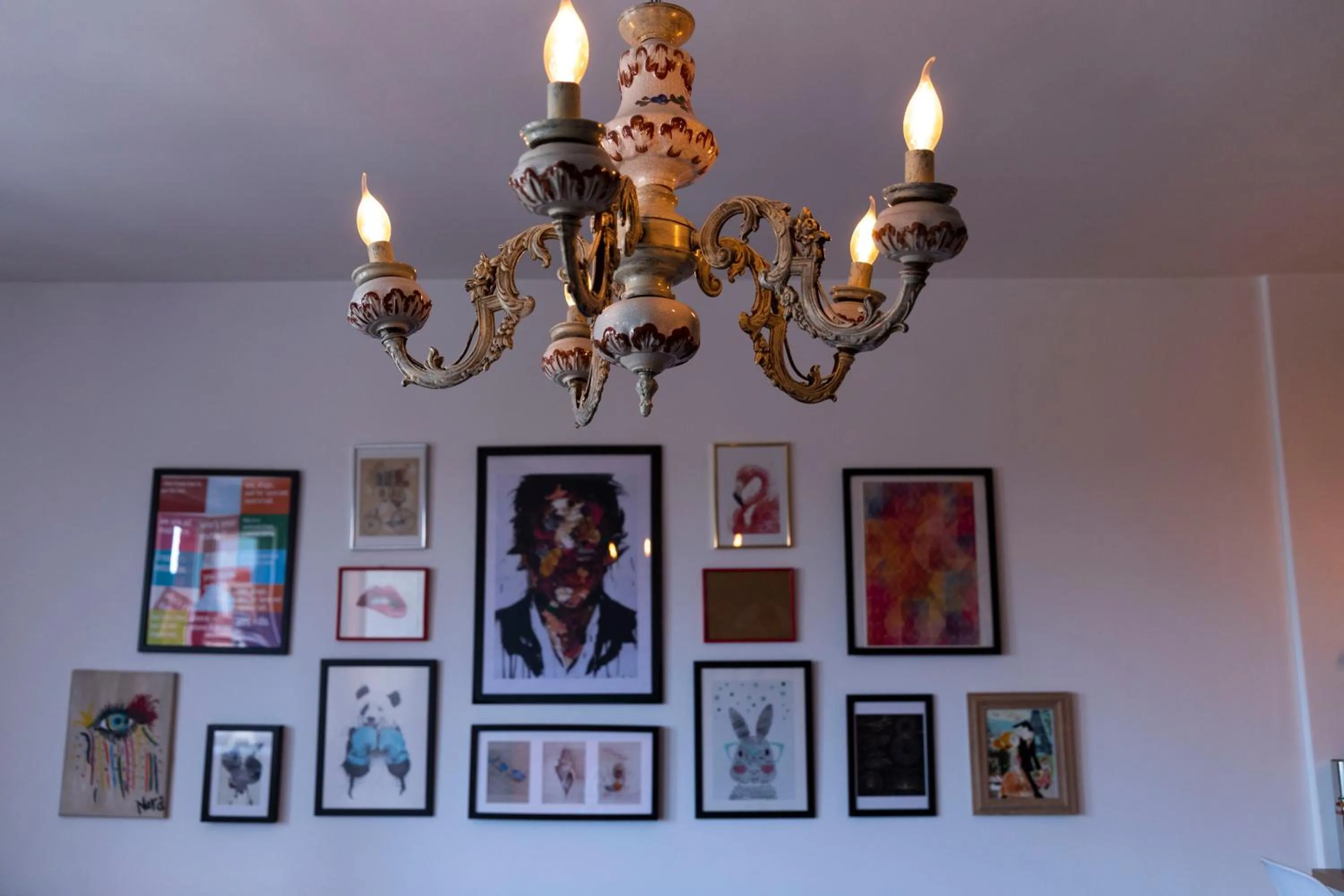 Decorative detail in Modern apartment with a view feels like home