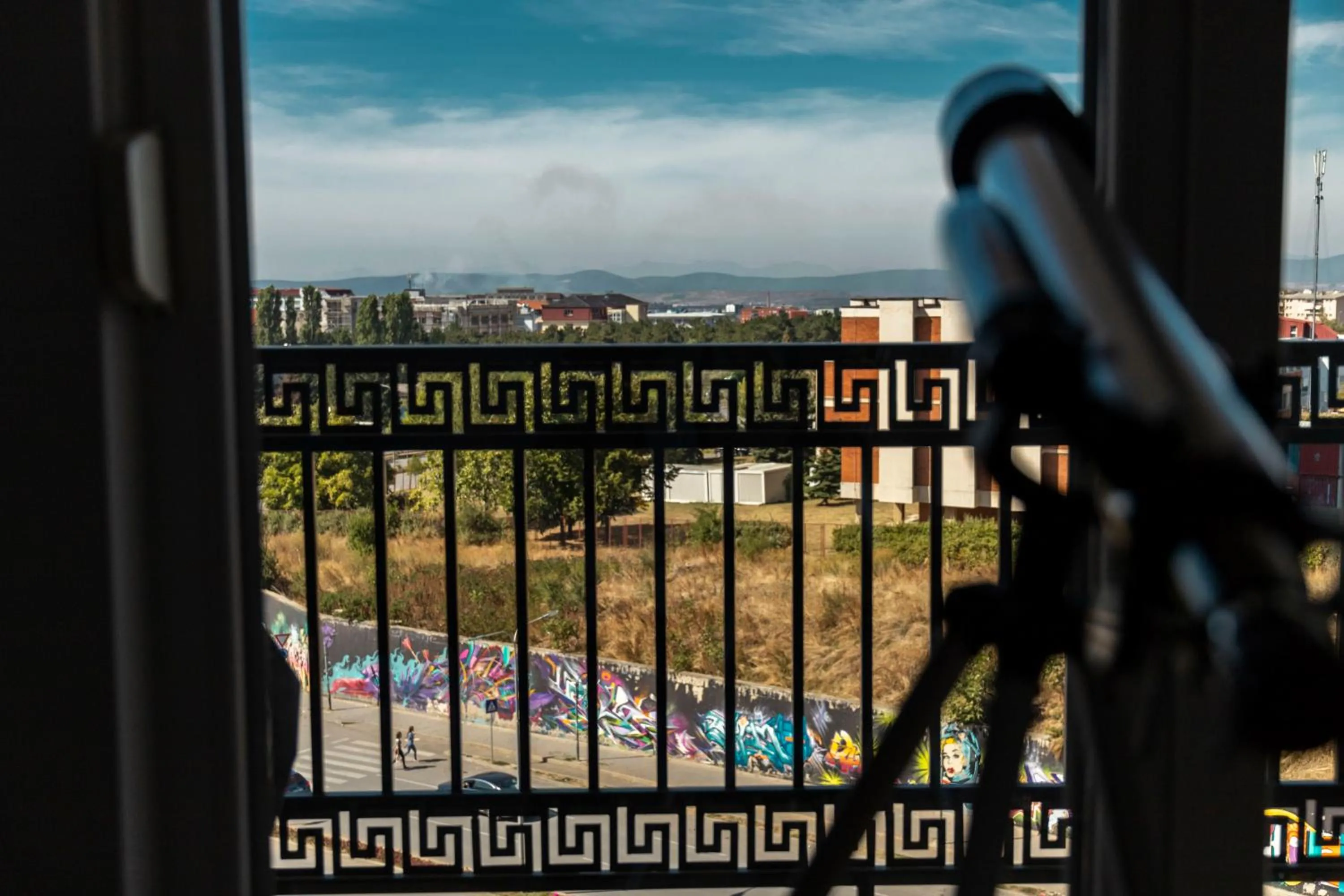 View (from property/room) in Modern apartment with a view feels like home