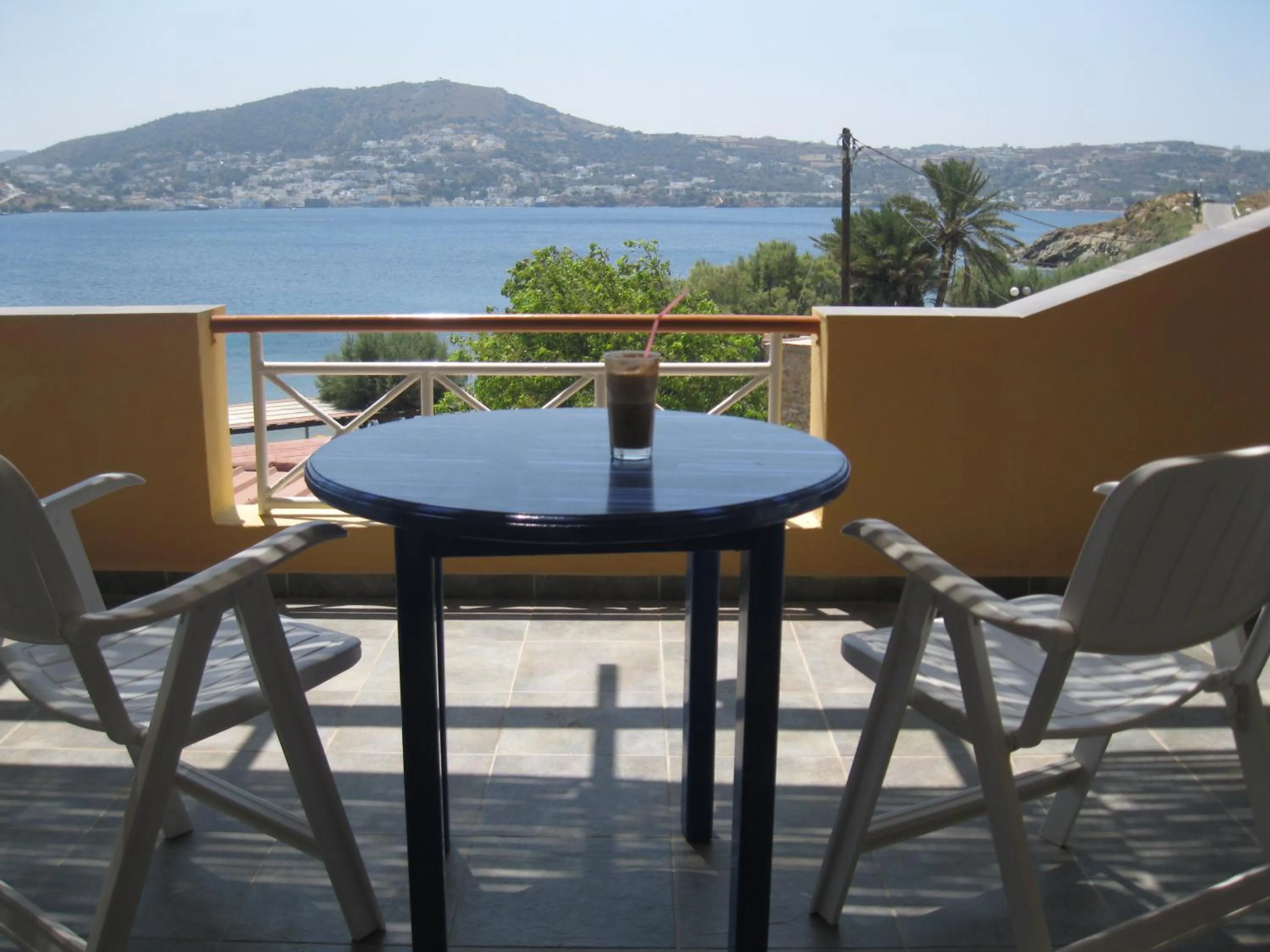 Balcony/Terrace in Vareladiko studios