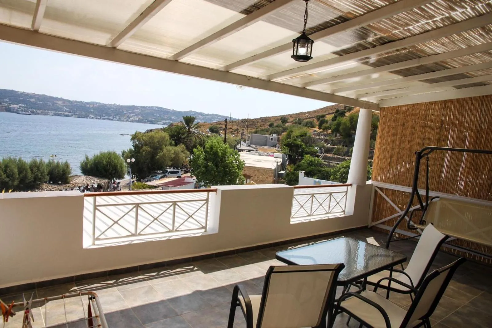 Balcony/Terrace in Vareladiko studios