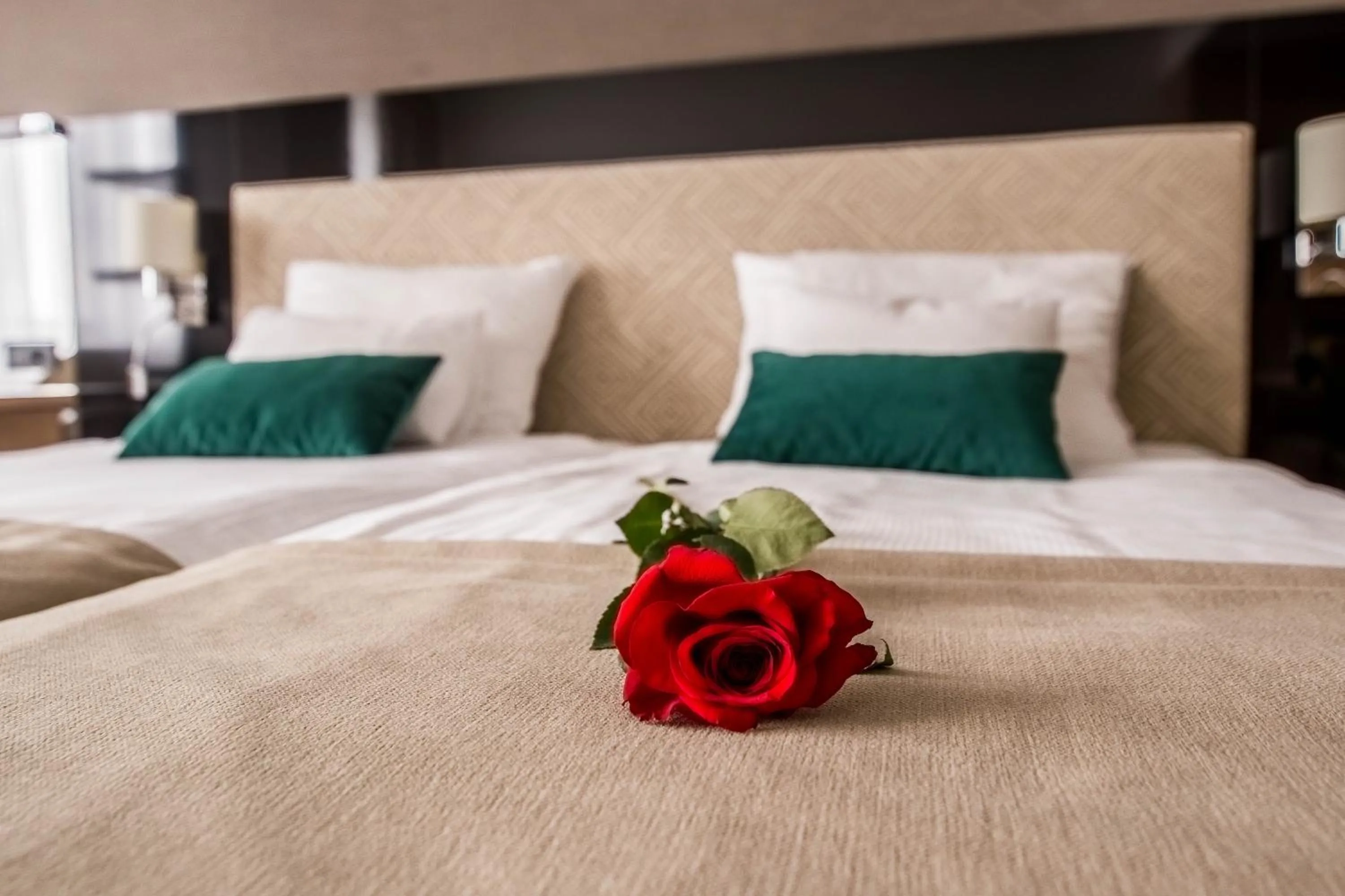 Bed in Hotel Bażantowo Sport