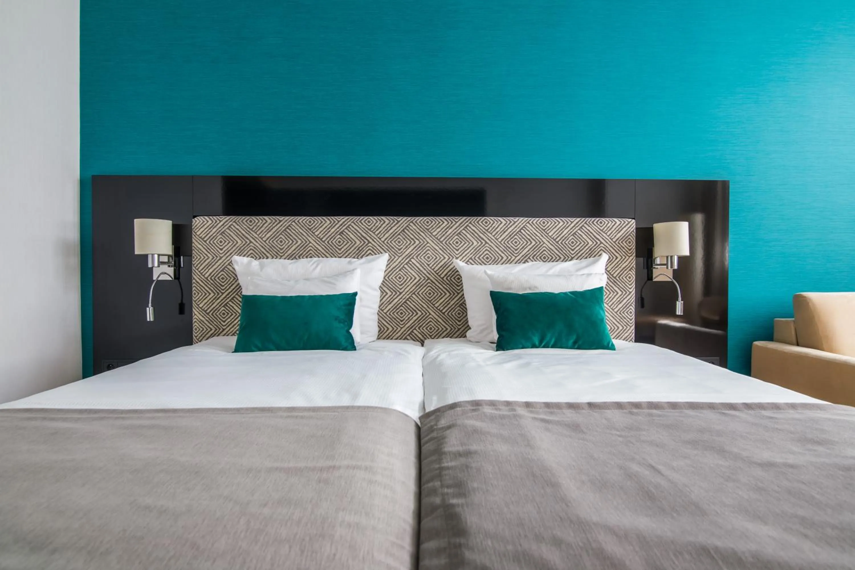 Bed in Hotel Bażantowo Sport