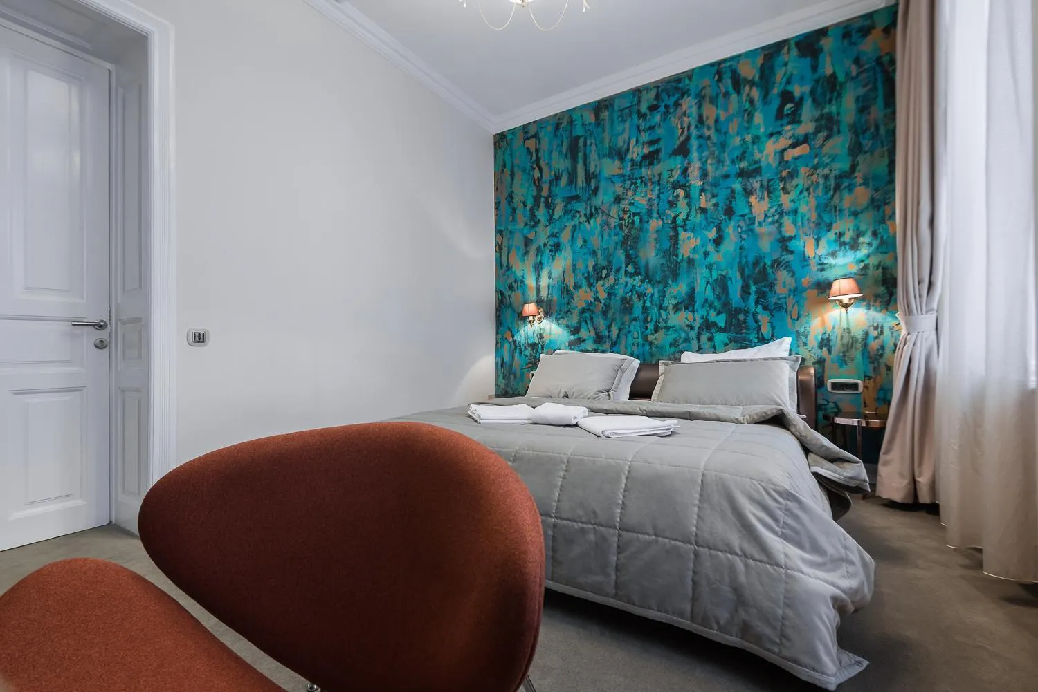 Bed in HIGHLINE DOWNTOWN ApartHotel OLDTOWN UNIRII SQUARE