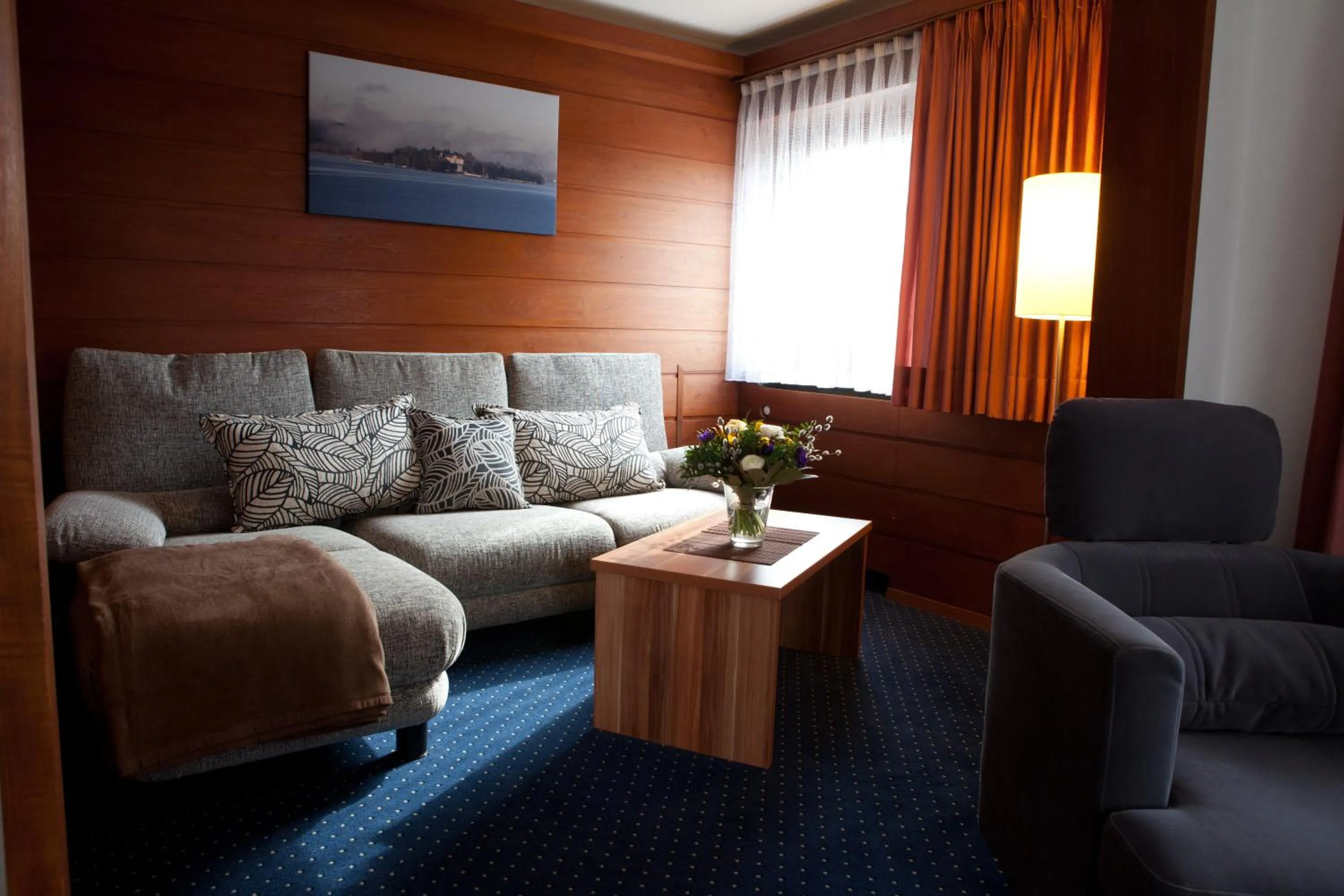 Living room in Hotel Knaus am Hafen