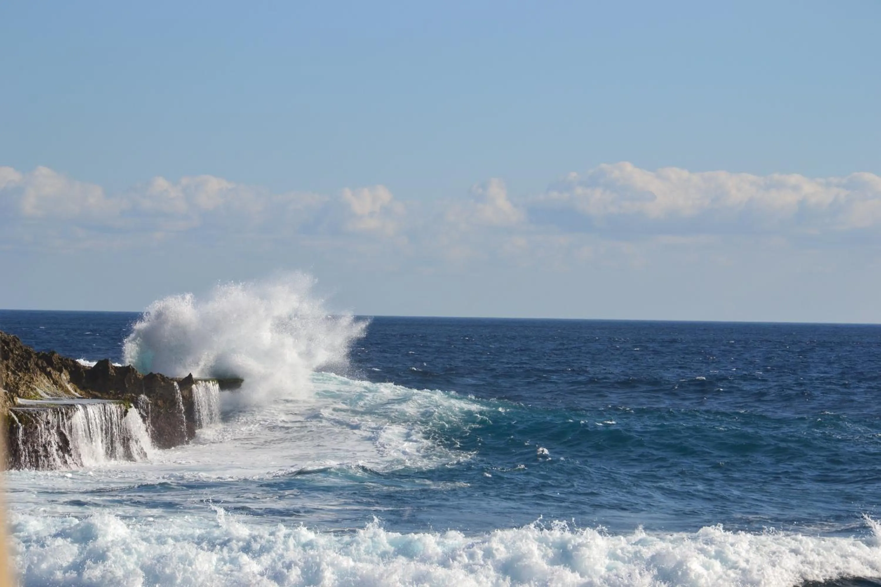Sea view in Dodol Lembongan Cliff Sunset