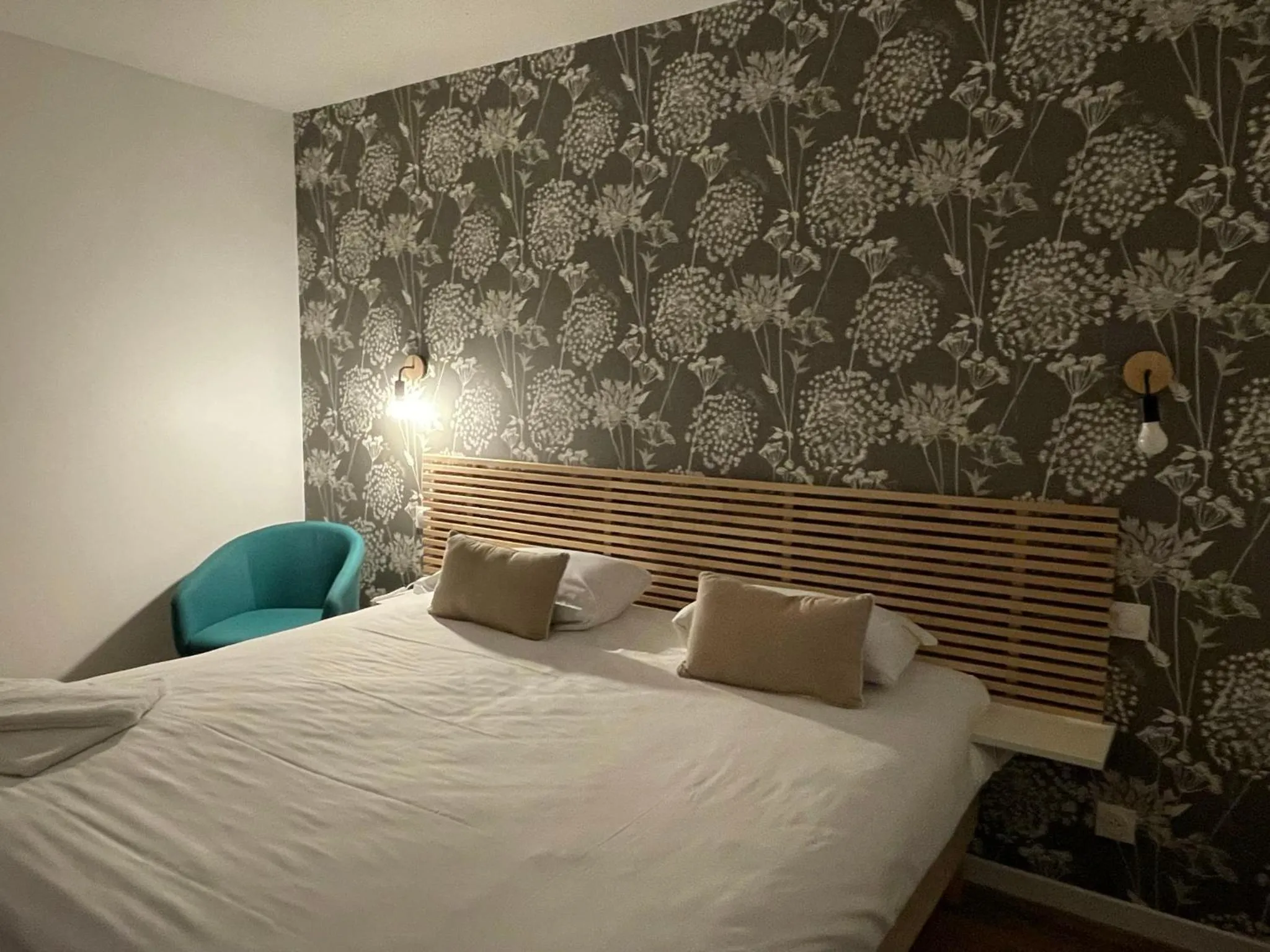 Bed in Hôtel des Dunes Noirmoutier