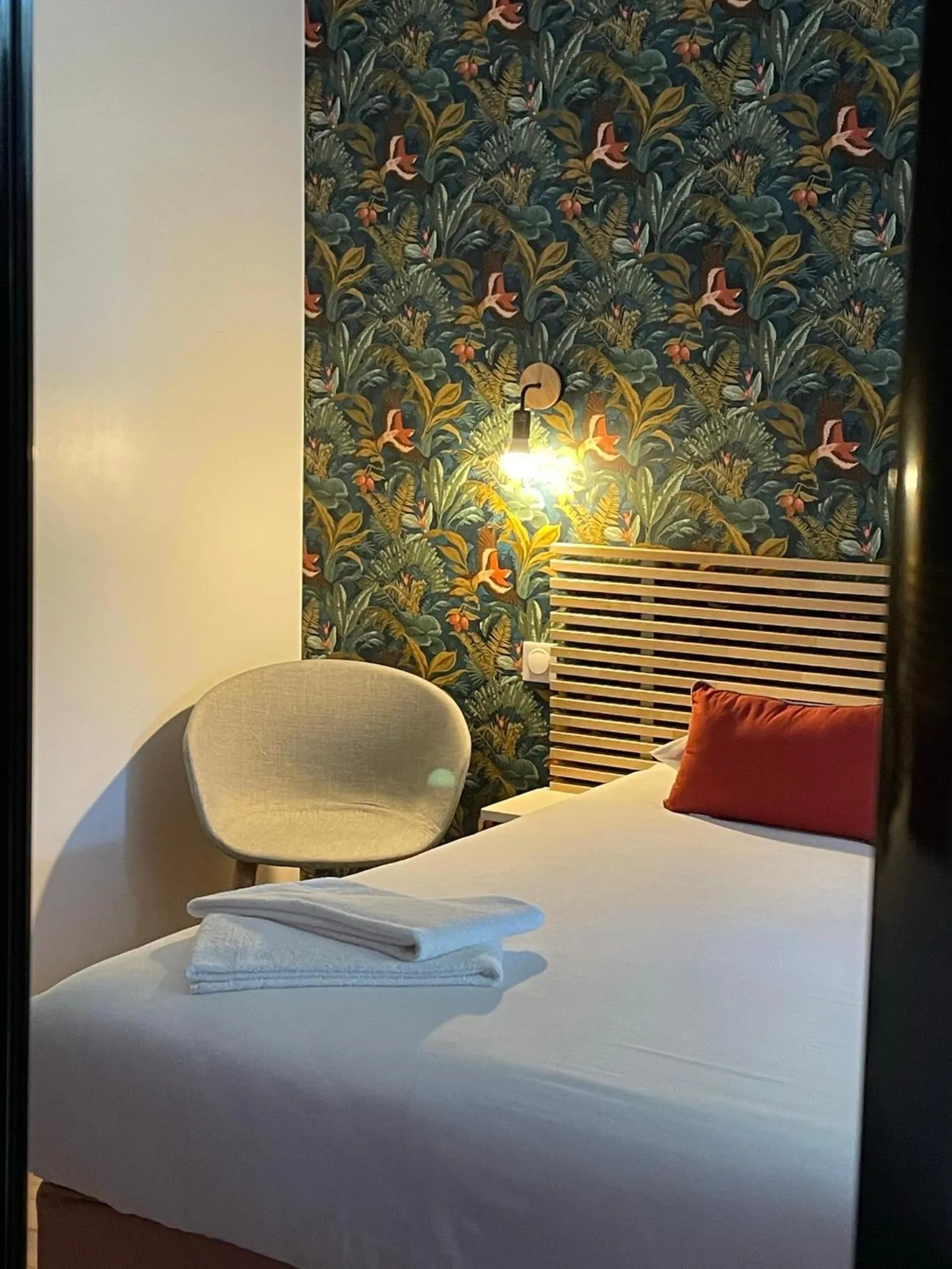 Bed in Hôtel des Dunes Noirmoutier