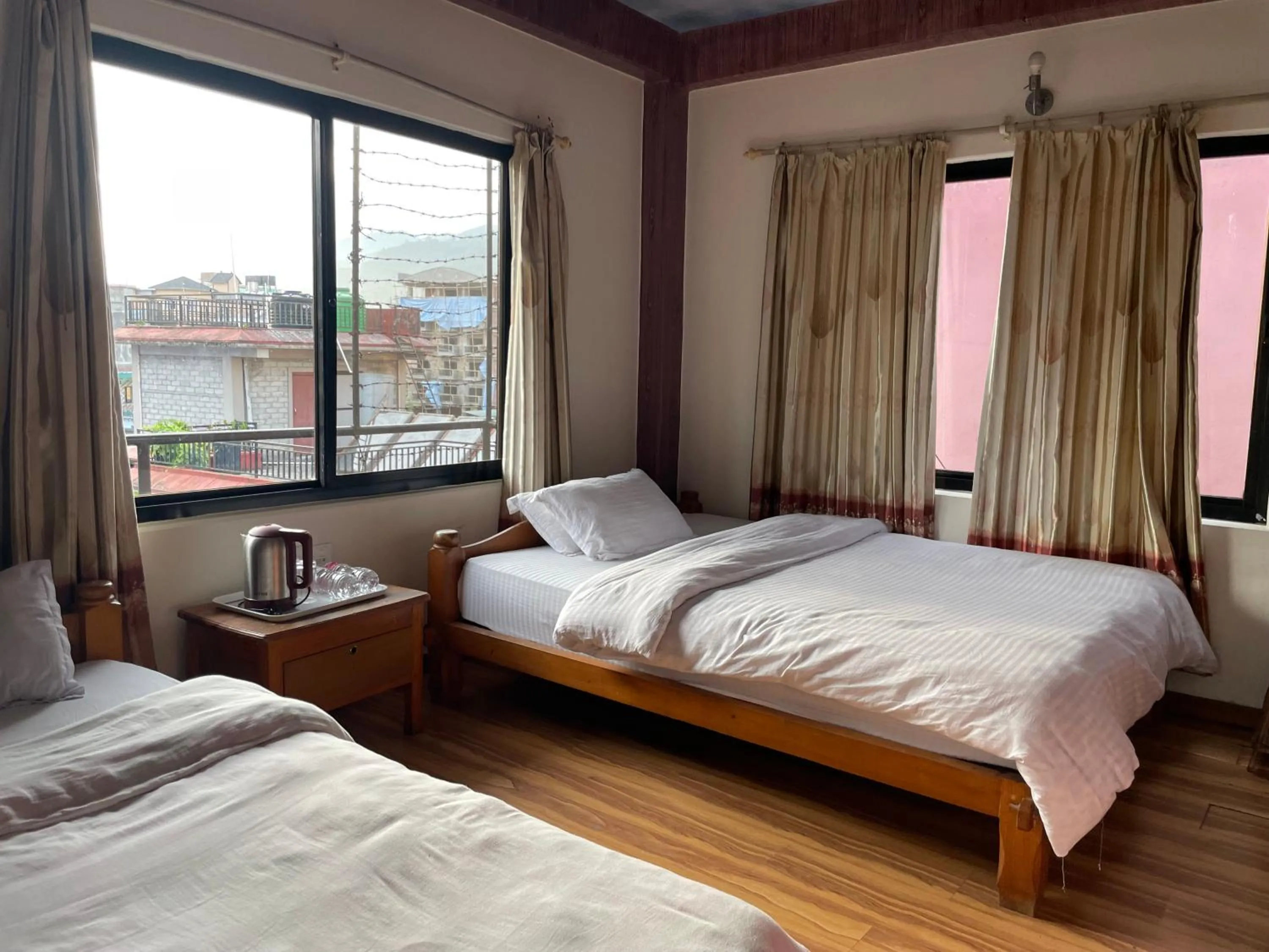 Bed in Hotel Hakoniwa