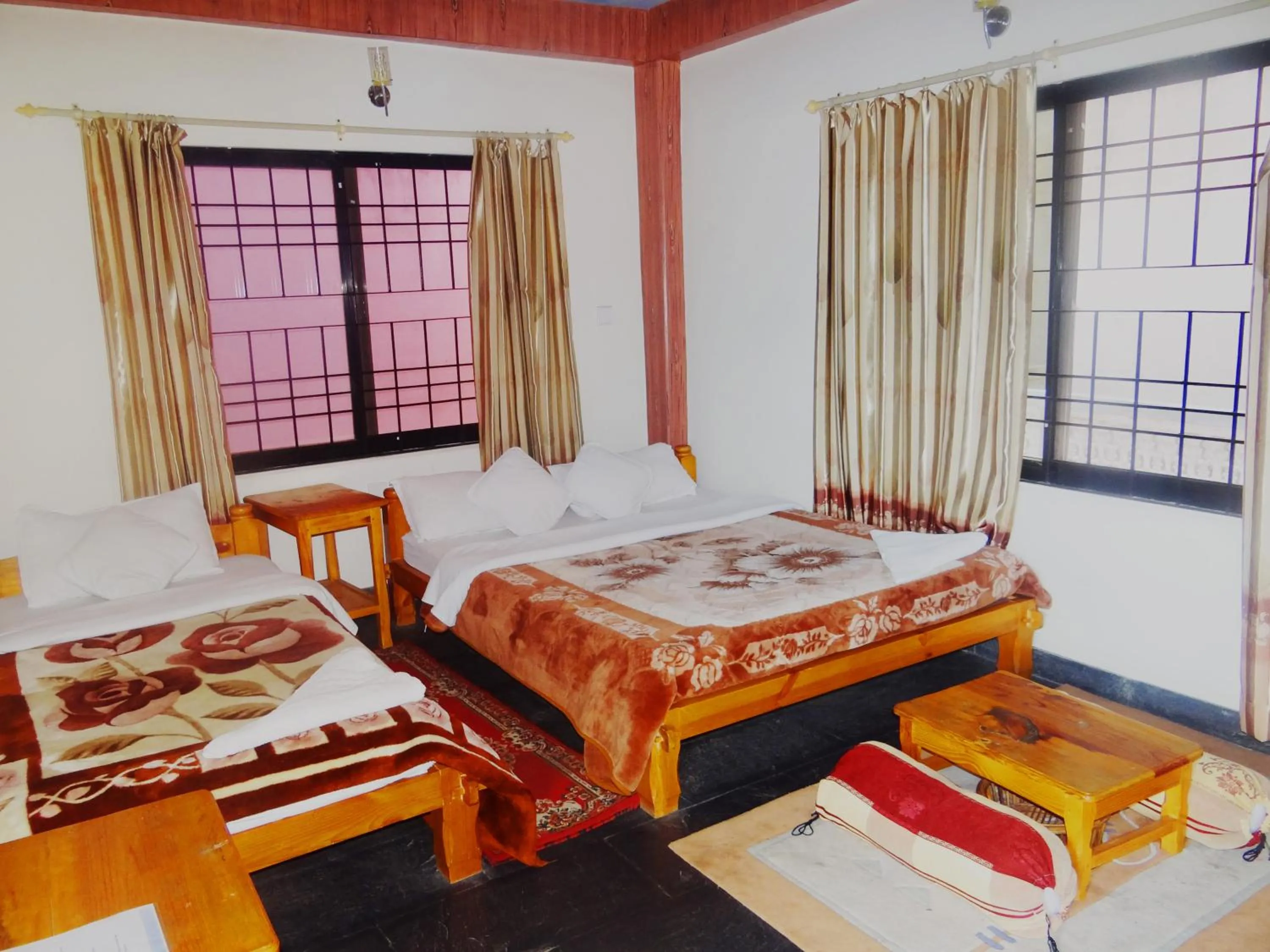 Bed in Hotel Hakoniwa