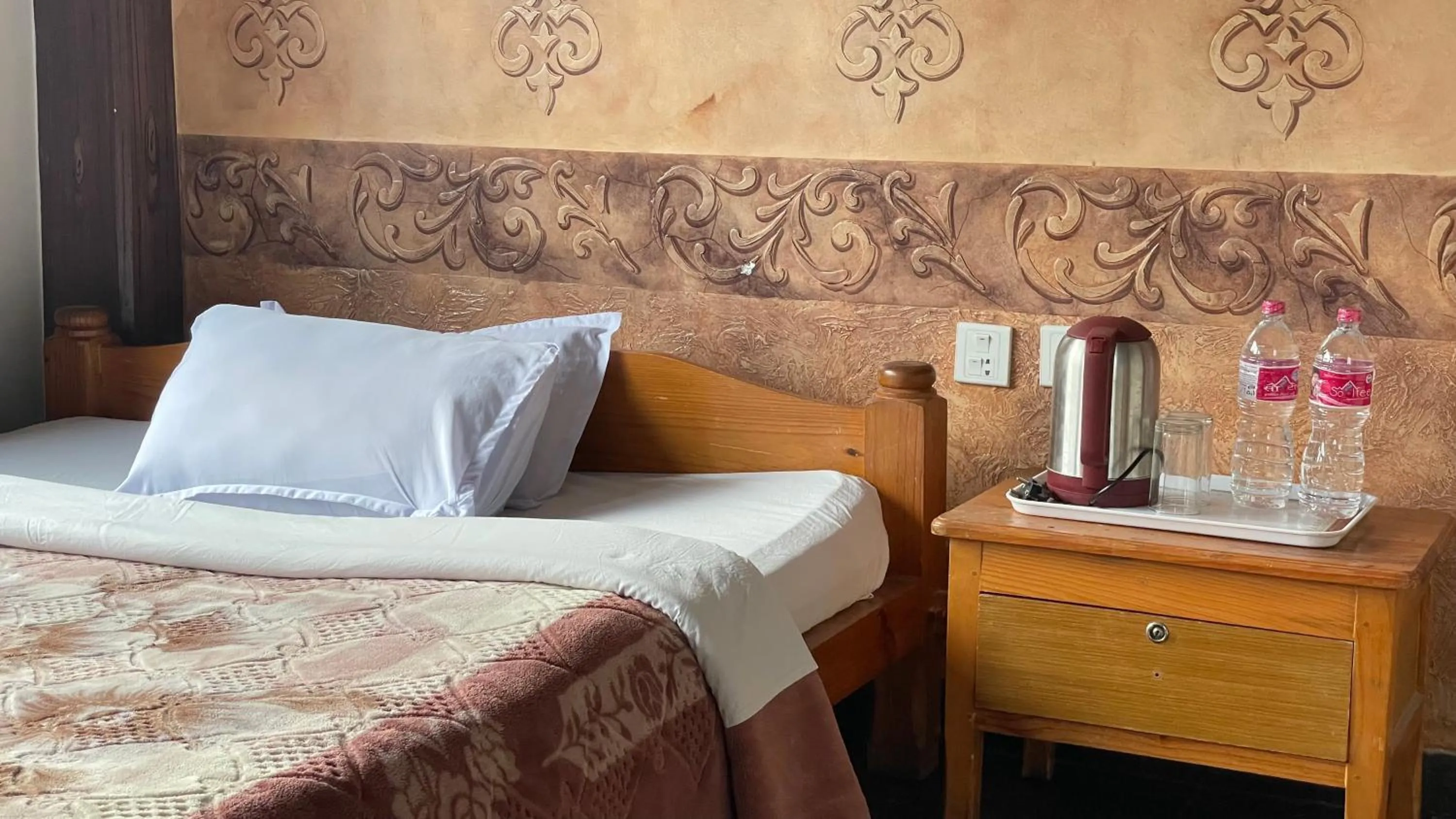 Bed in Hotel Hakoniwa