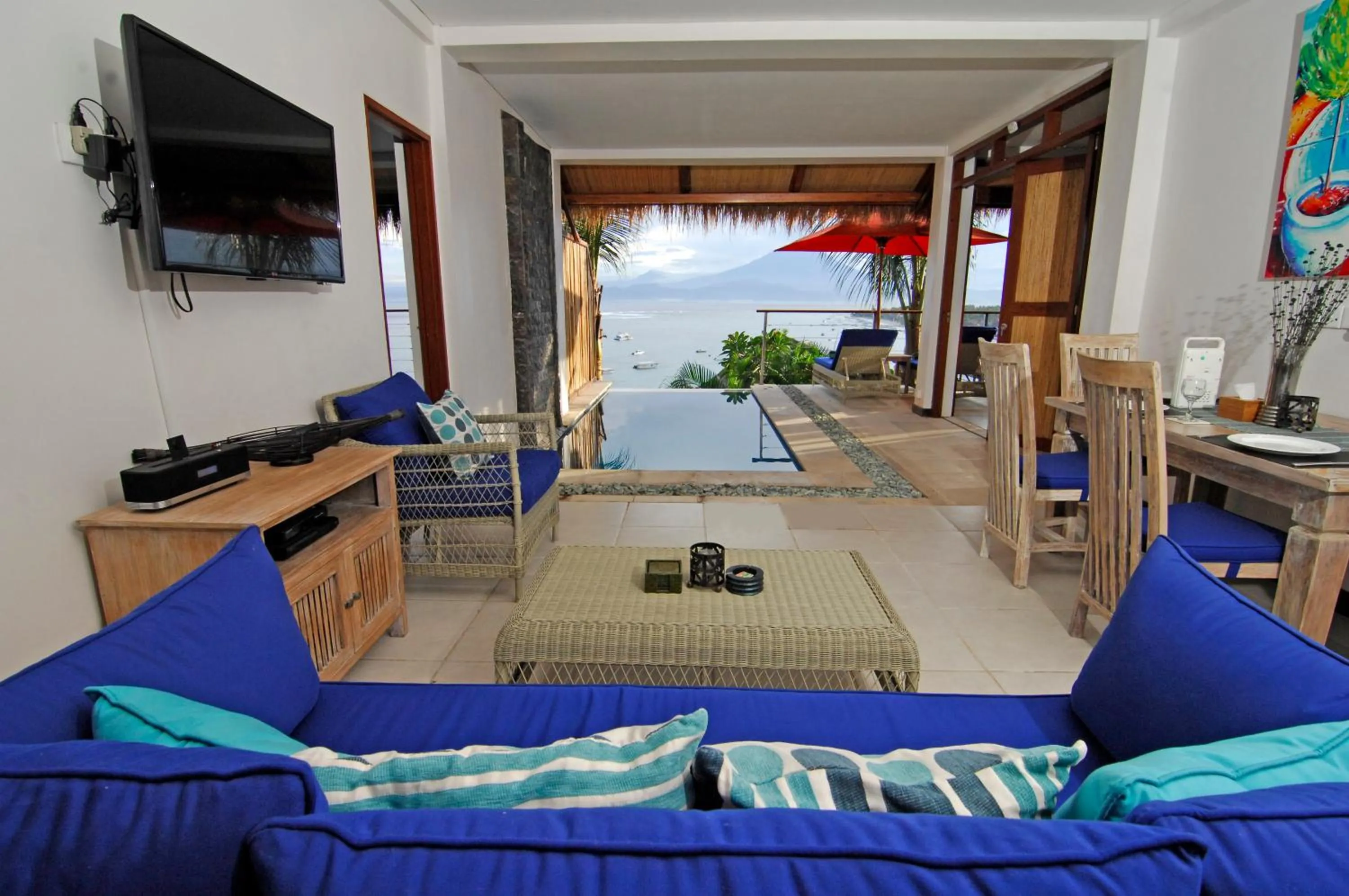 Living room in Lembongan Sanctuary Villas