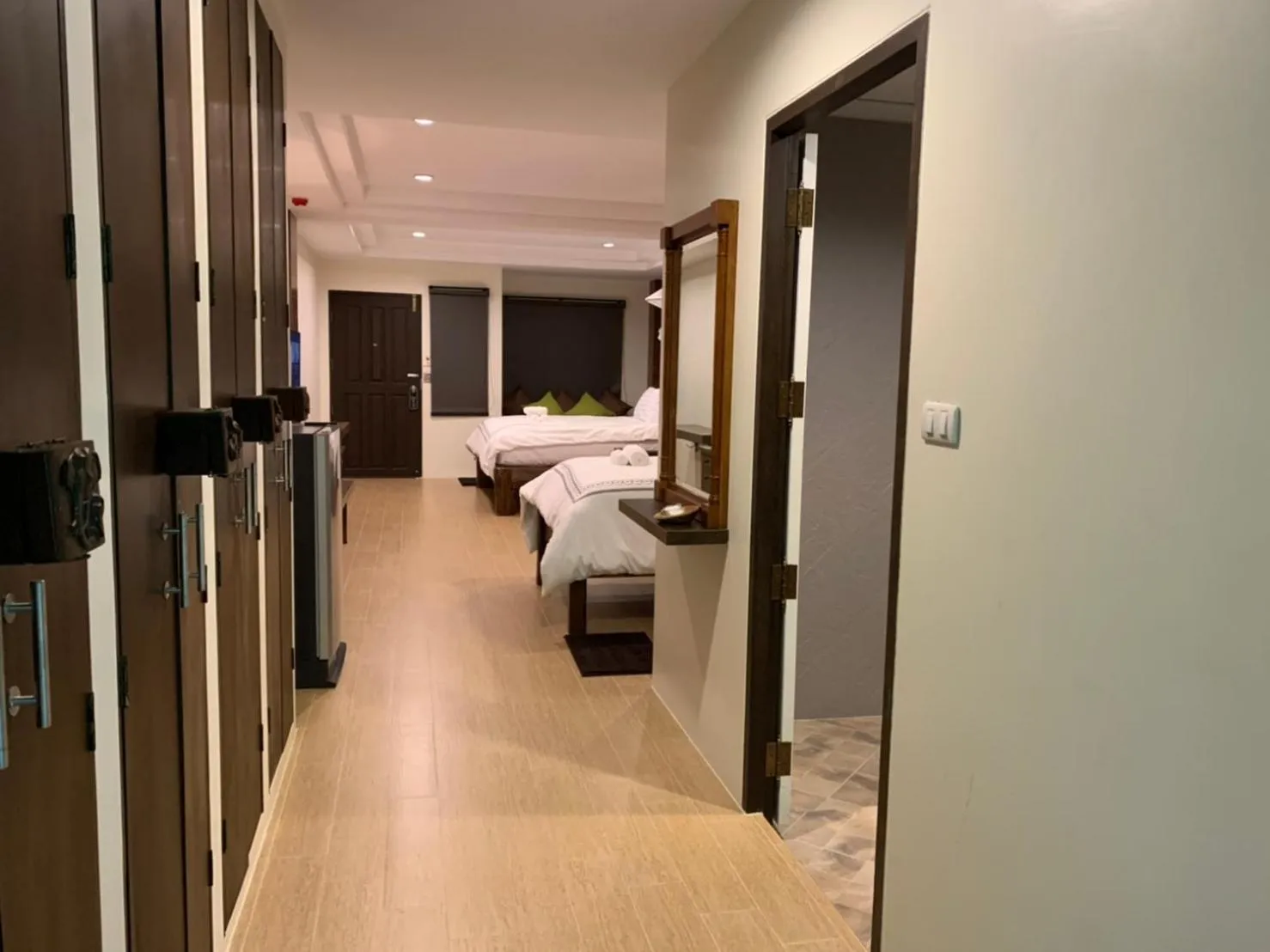 Bed in Namtok Sarika Resotel