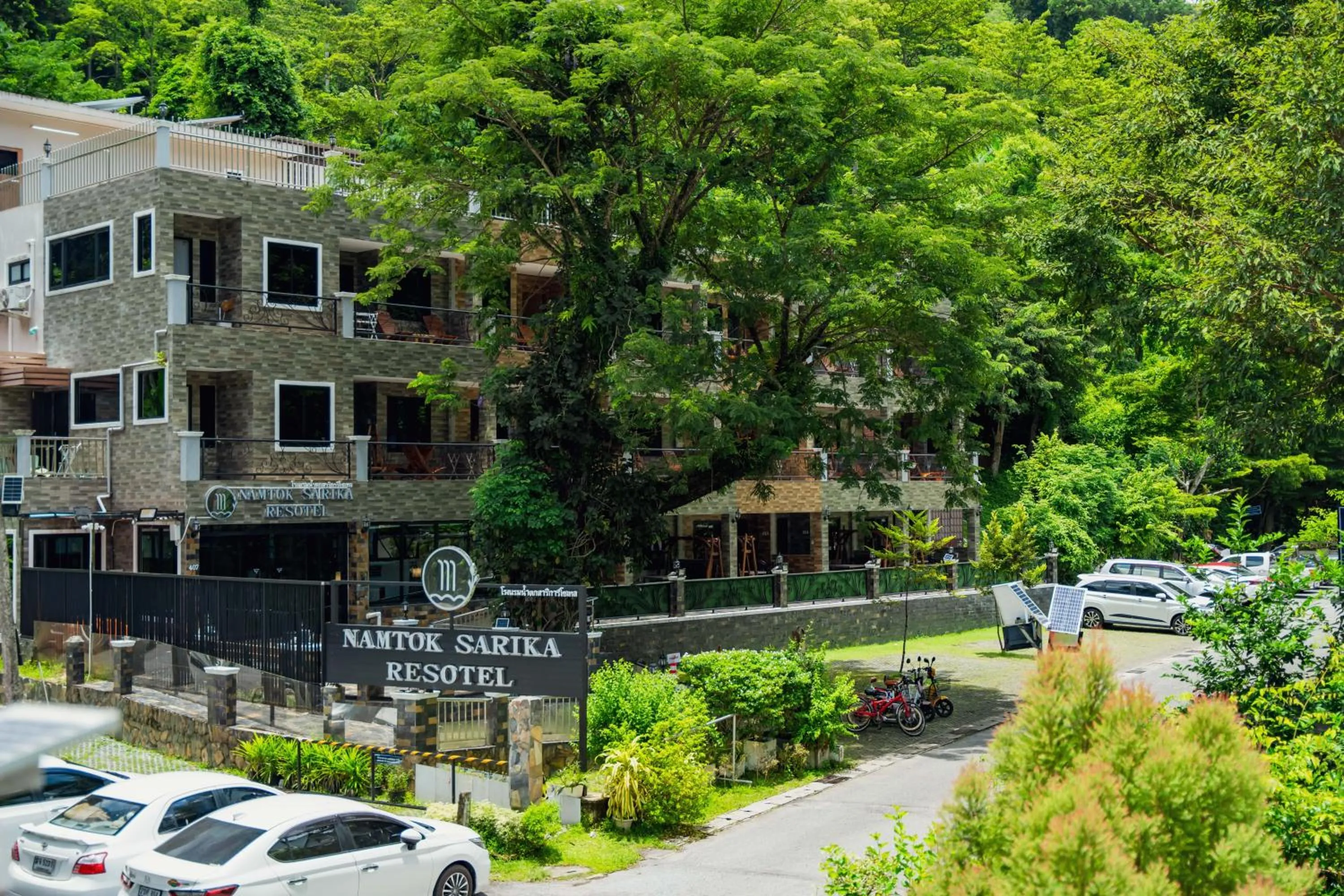Natural landscape in Namtok Sarika Resotel