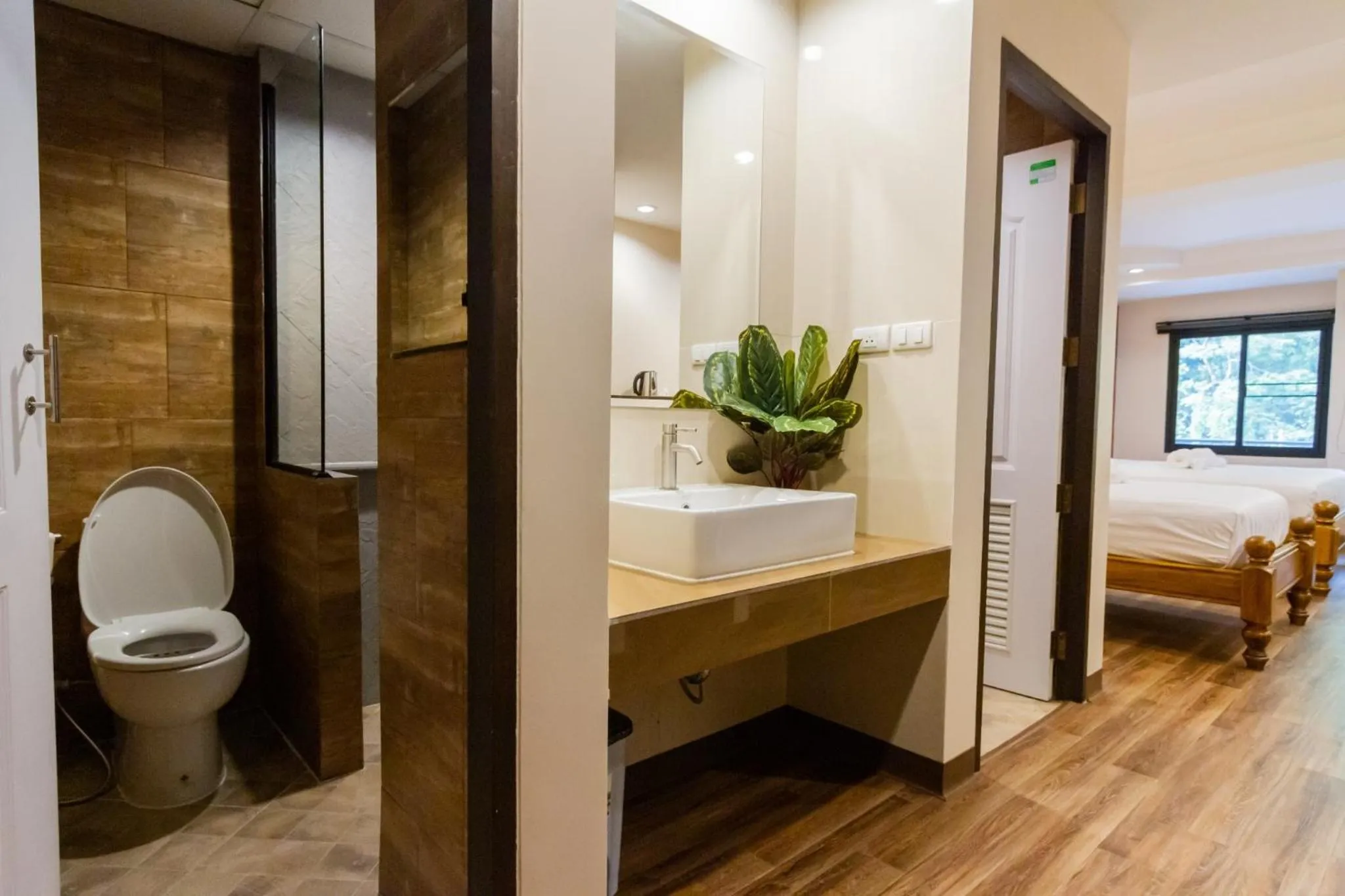 Shower in Namtok Sarika Resotel