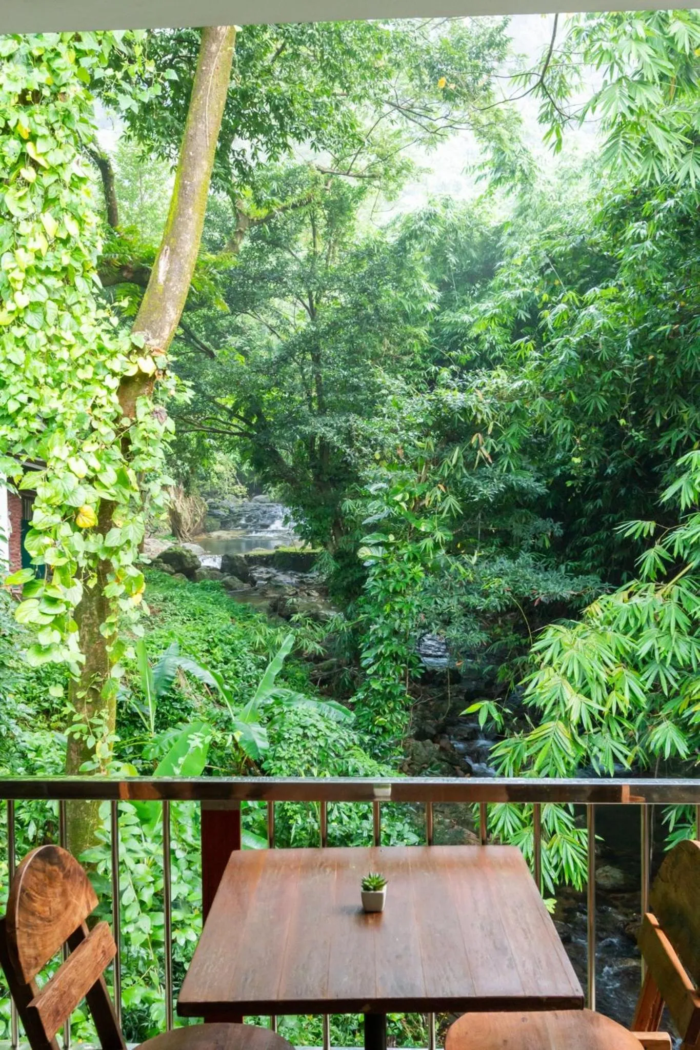 Living room in Namtok Sarika Resotel