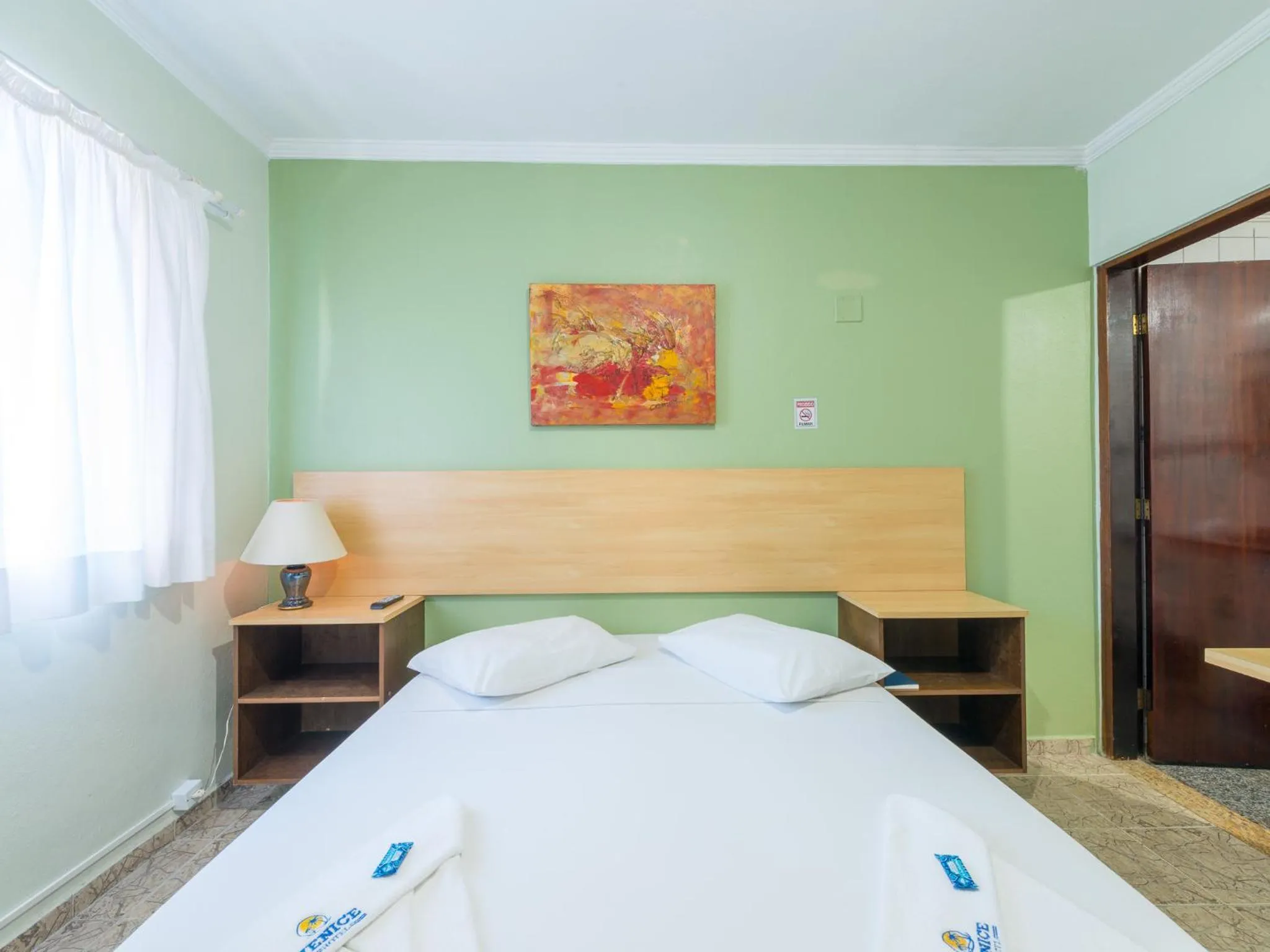 Bedroom, Bed in Hotel Venice Ubatuba