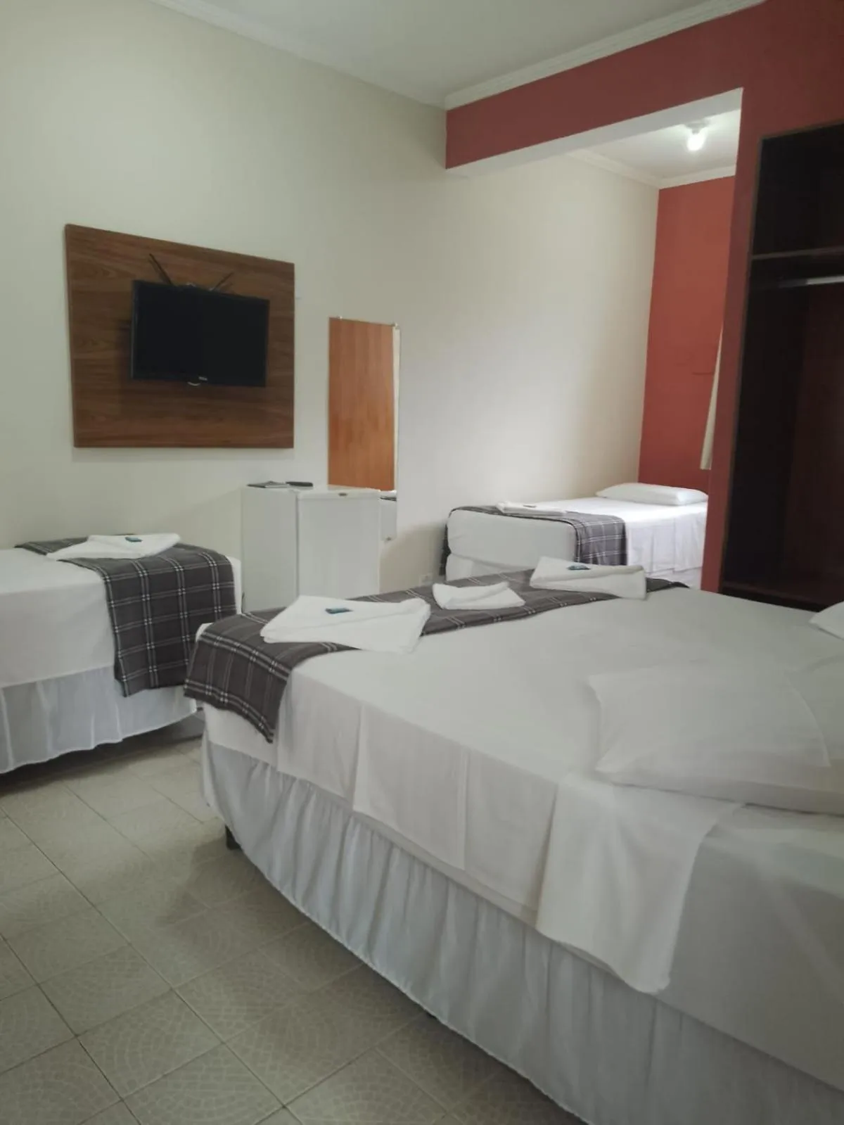 Bed in Hotel Venice Ubatuba