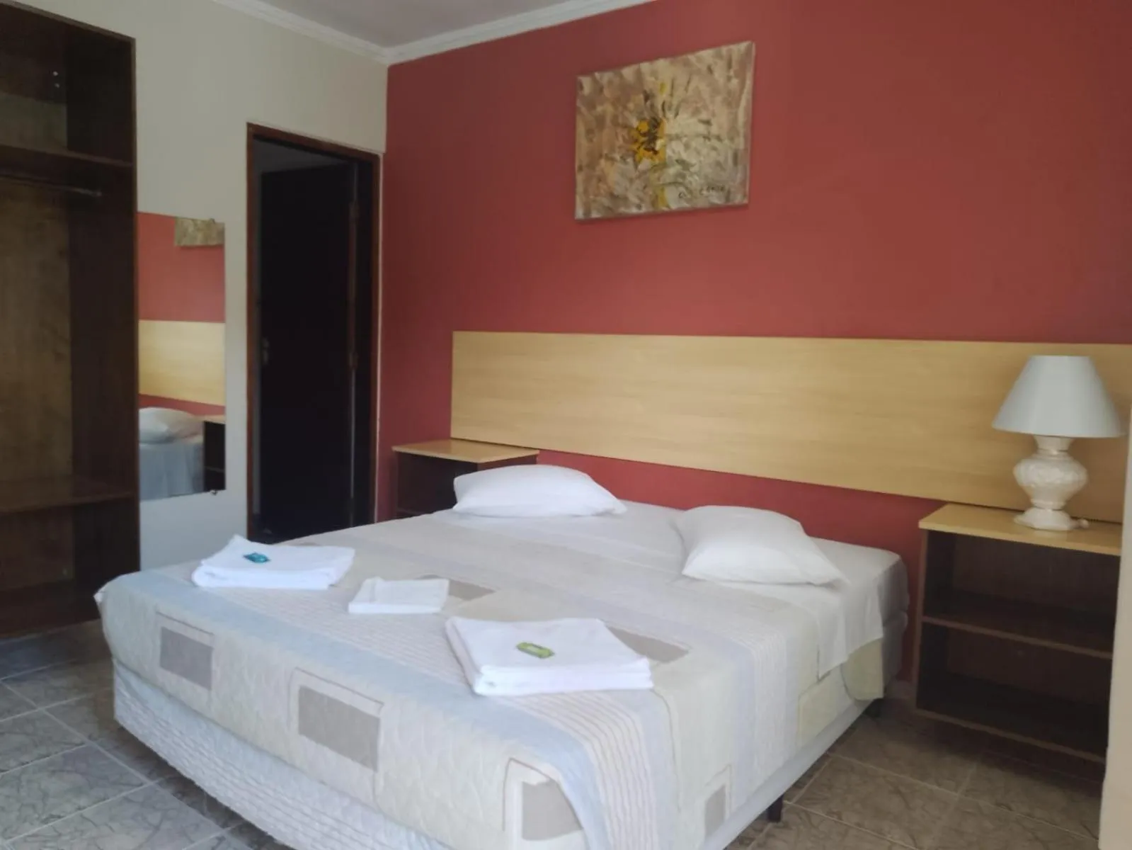 Bed in Hotel Venice Ubatuba