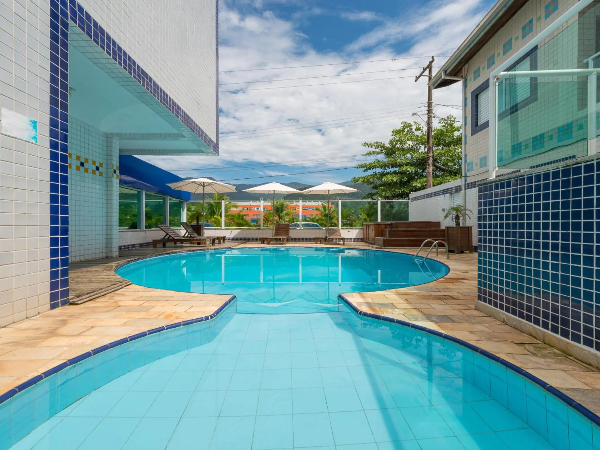 Swimming pool in Hotel Venice Ubatuba